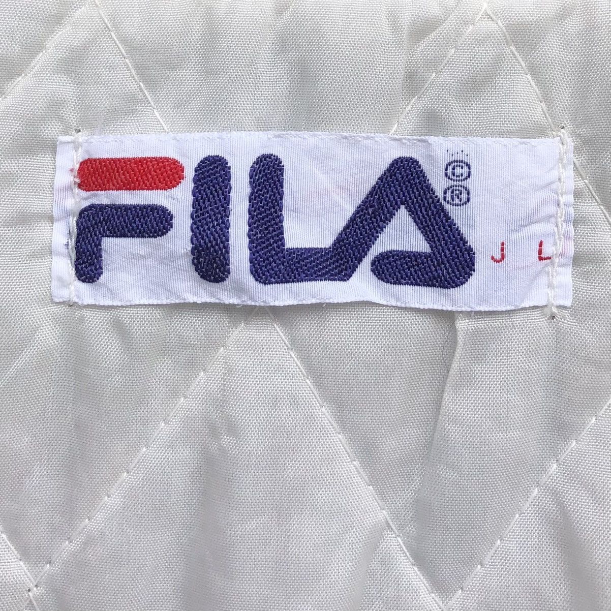 Fila Vintage Fila Biella Italia 🇮🇹 Big Logo Bomber Jacket Size US L / EU 52-54 / 3 - 19 Thumbnail