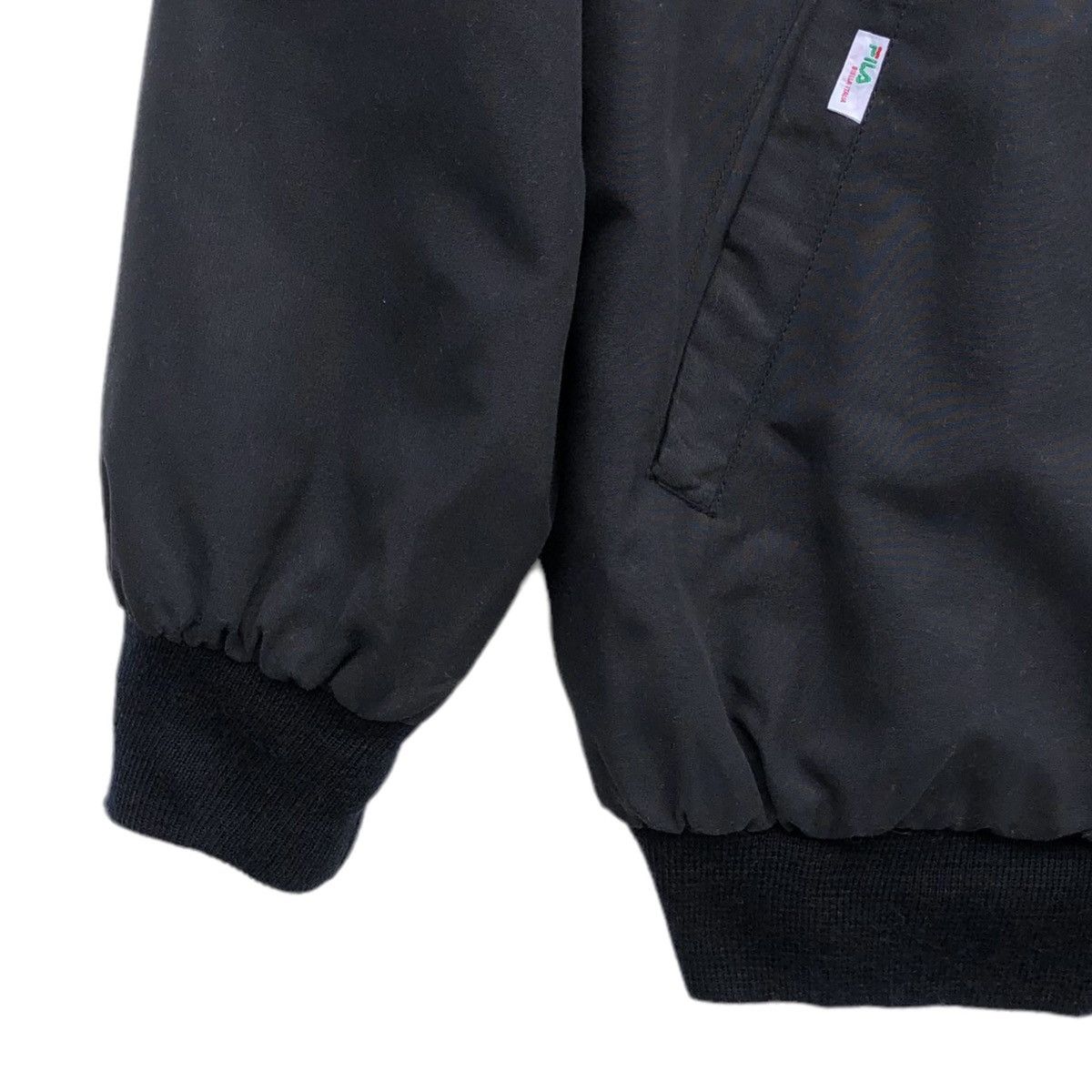 Fila Vintage Fila Biella Italia 🇮🇹 Big Logo Bomber Jacket Size US L / EU 52-54 / 3 - 13 Thumbnail
