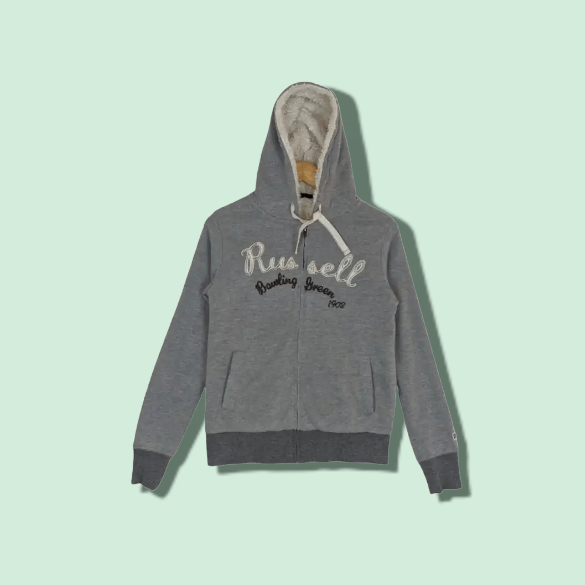 Russell Athletic RUSSEL ATHLETIC Winter Warm Hoodie Jumper Sweatshirt Size S / US 4 / IT 40 - 1 Thumbnail