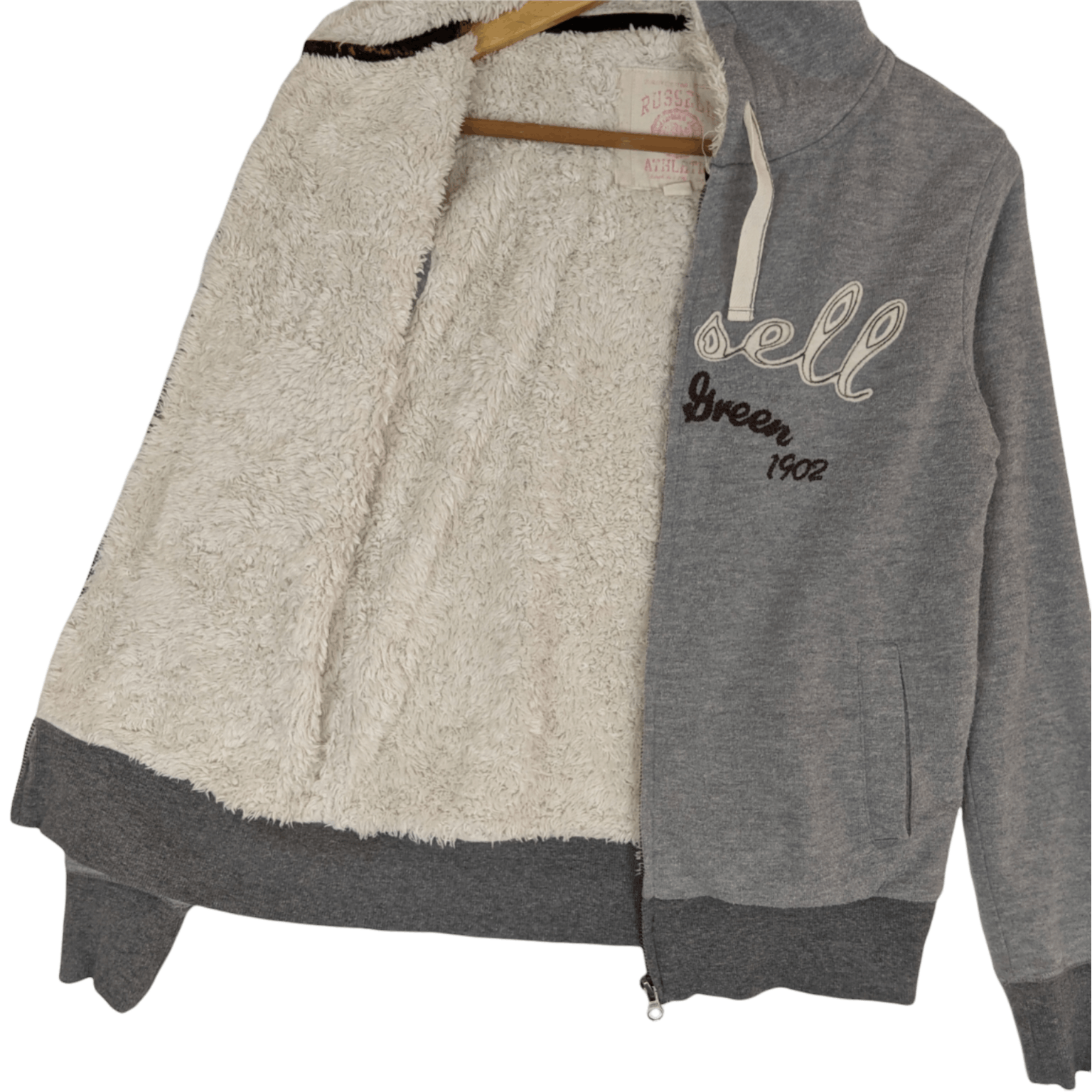 Russell Athletic RUSSEL ATHLETIC Winter Warm Hoodie Jumper Sweatshirt Size S / US 4 / IT 40 - 4 Thumbnail