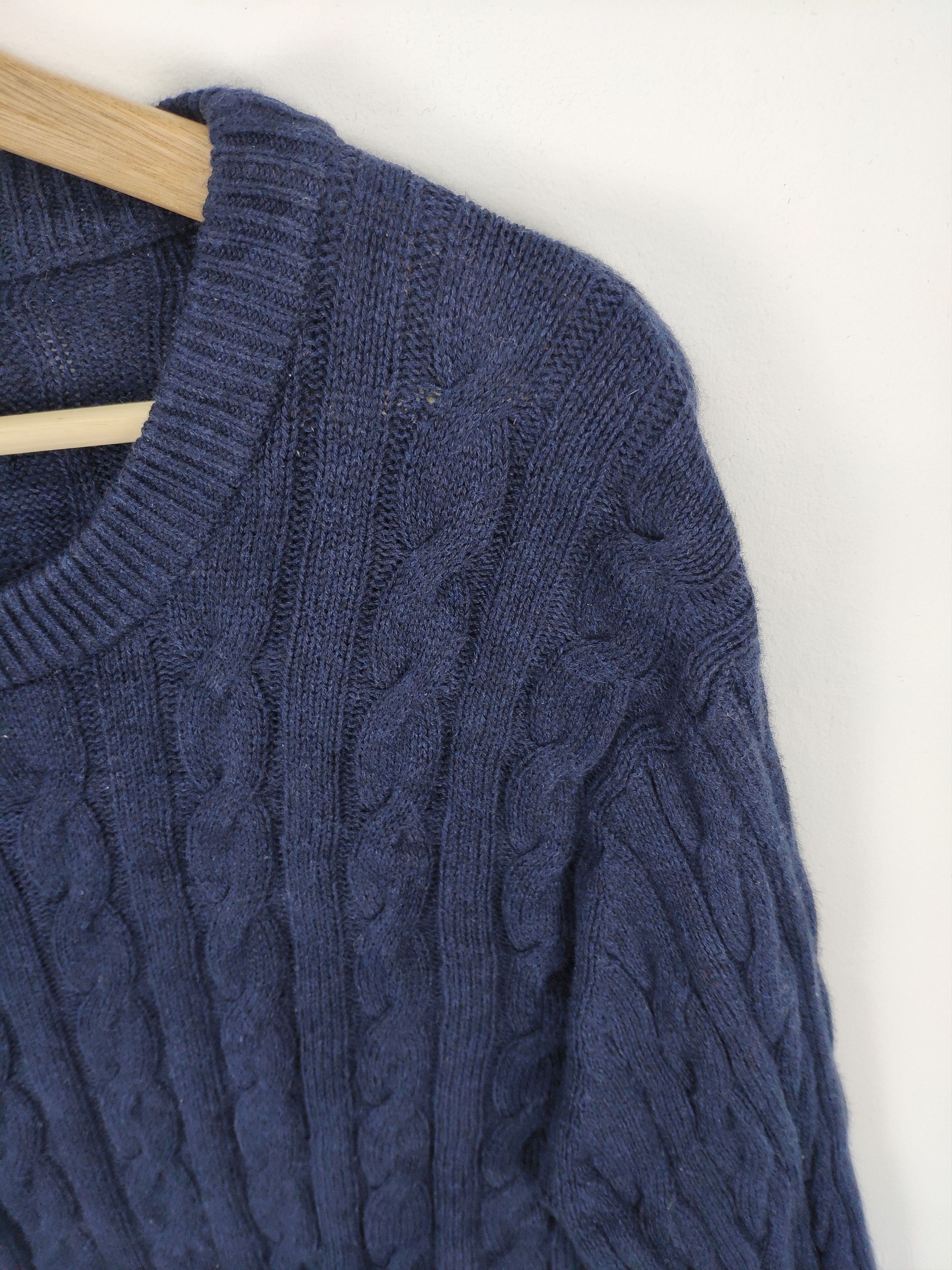 Global Work × Japanese Brand Steal 💥 Vintage Cashmere Cable Knit Sweater Global Work Size US L / EU 52-54 / 3 - 6 Thumbnail