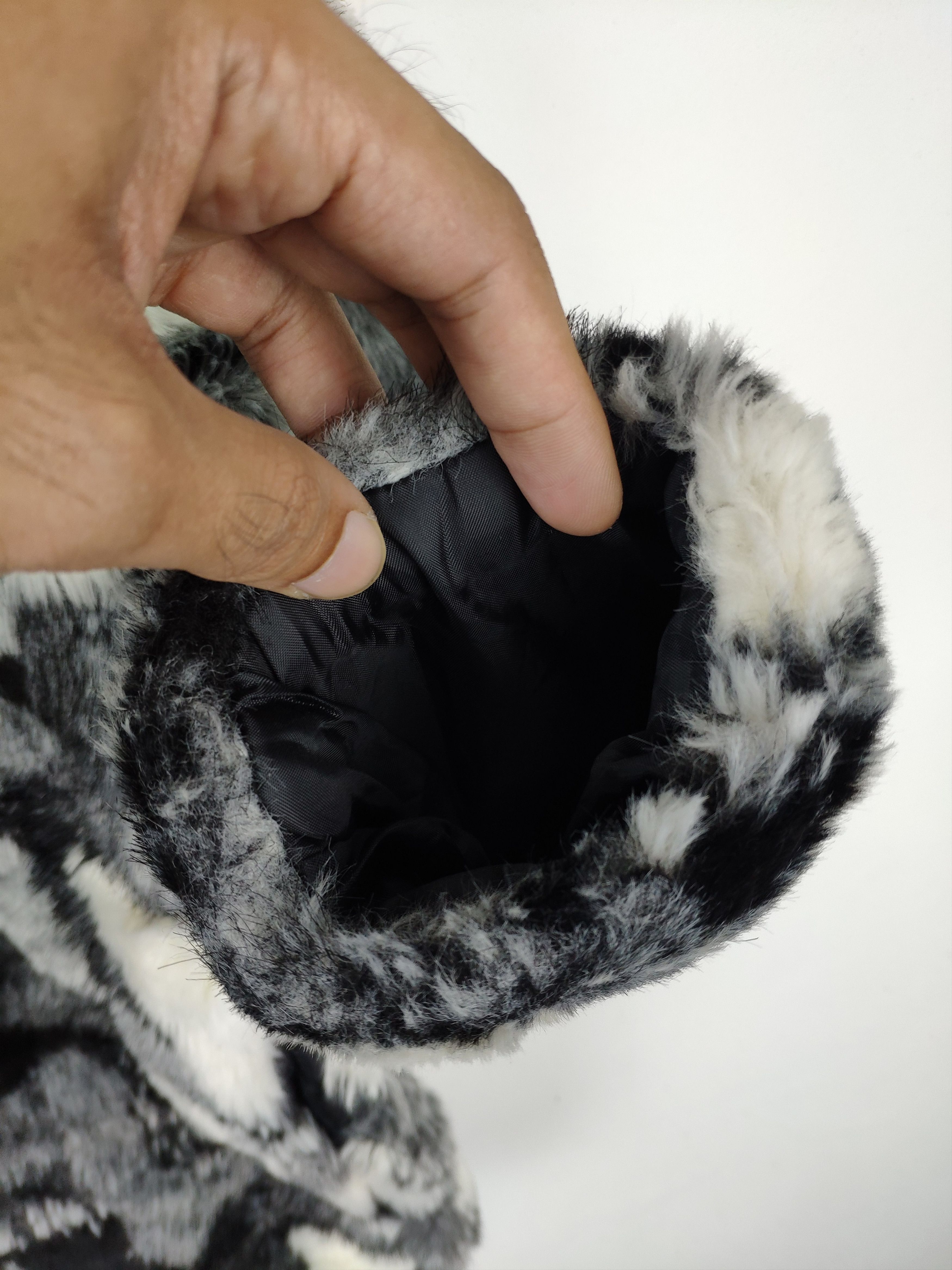 Japanese Brand × Vintage Vintage Faux Fur Cropped Jacket Issey Miyake Style Size M / US 6-8 / IT 42-44 - 9 Thumbnail