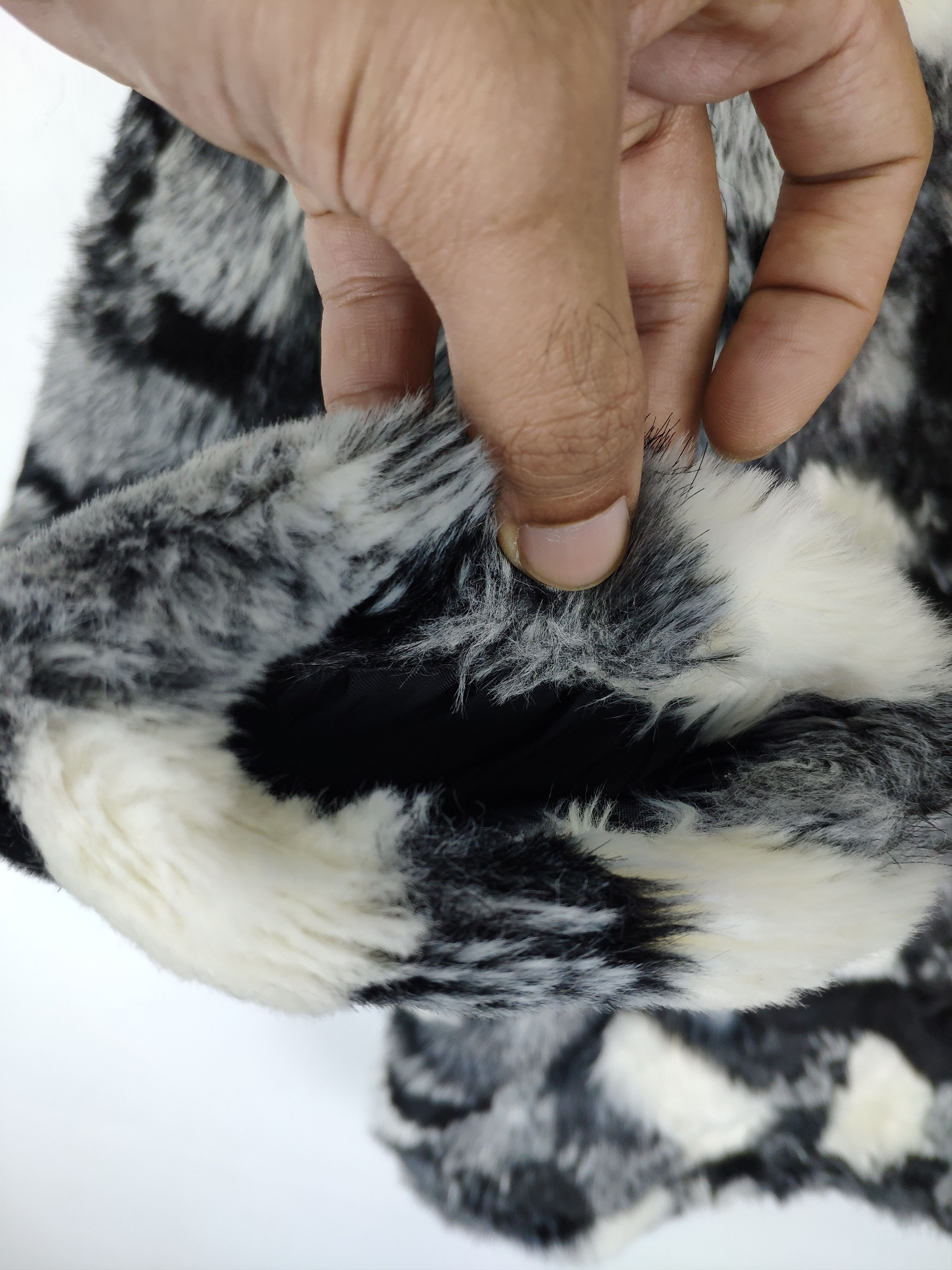 Japanese Brand × Vintage Vintage Faux Fur Cropped Jacket Issey Miyake Style Size M / US 6-8 / IT 42-44 - 10 Thumbnail