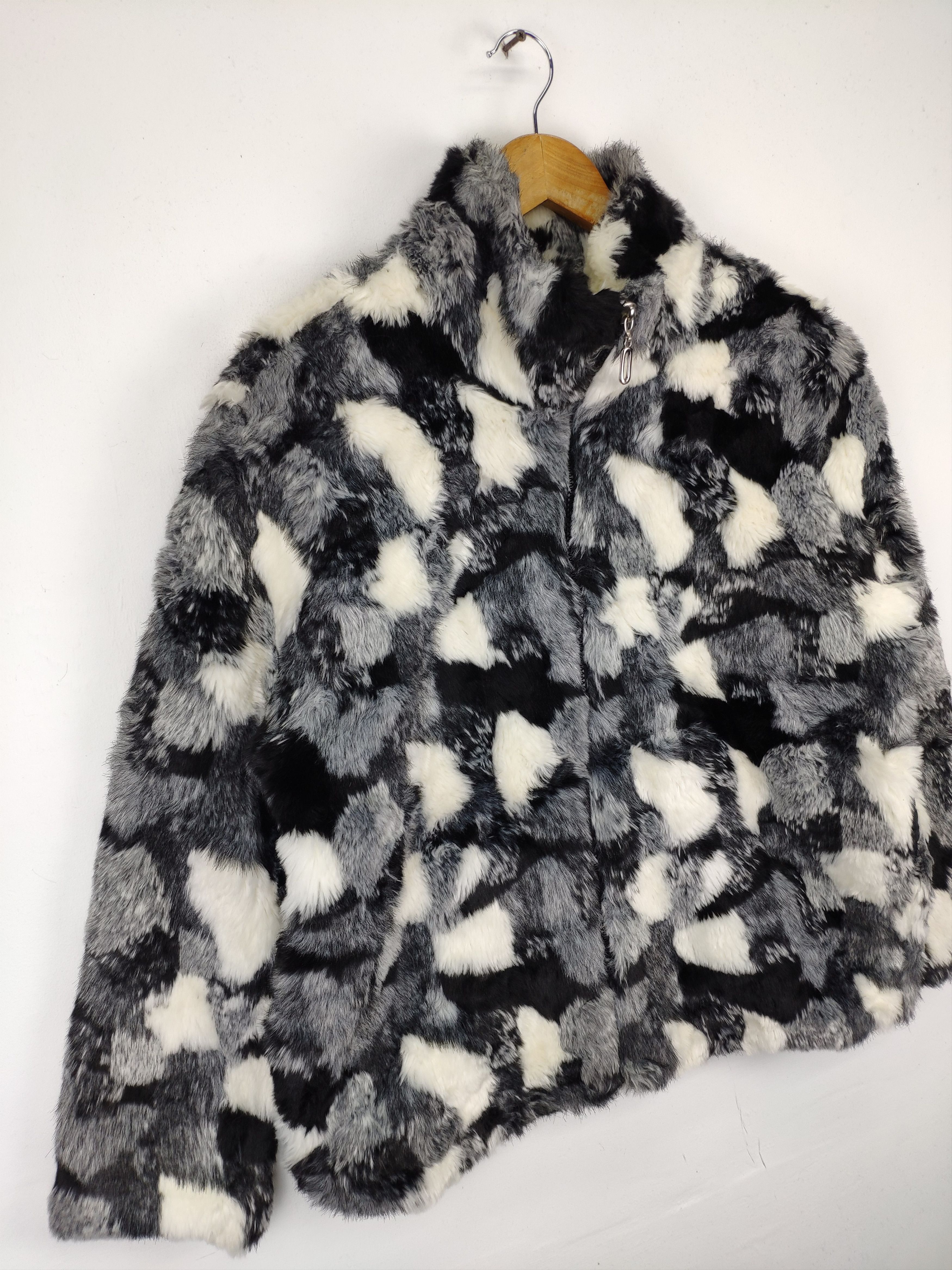 Japanese Brand × Vintage Vintage Faux Fur Cropped Jacket Issey Miyake Style Size M / US 6-8 / IT 42-44 - 6 Thumbnail