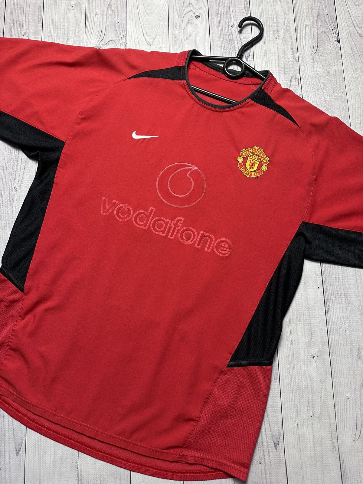 Nike × Vintage Vintage Nike Manchester United soccer jersey size M logo Size US M / EU 48-50 / 2 - 2 Thumbnail