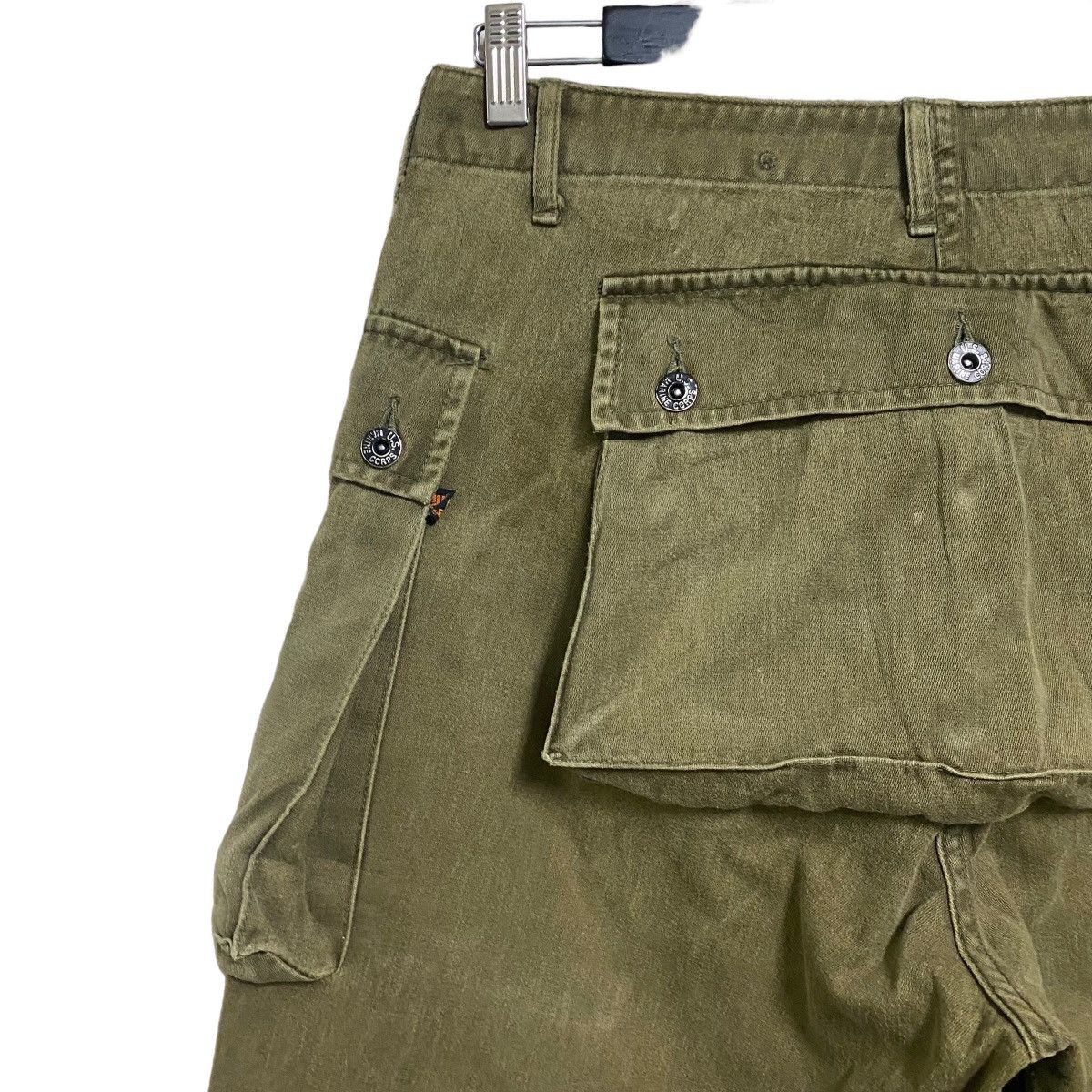 Alpha Industries Vintage US Marine Corps Monkey Pants Cropped by Alpha Size US 32 / EU 48 - 10 Thumbnail