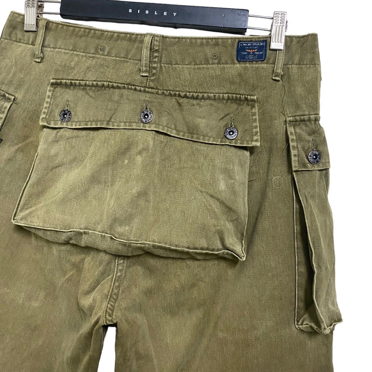 Alpha Industries Vintage US Marine Corps Monkey Pants Cropped by Alpha Size US 32 / EU 48 - 11 Thumbnail
