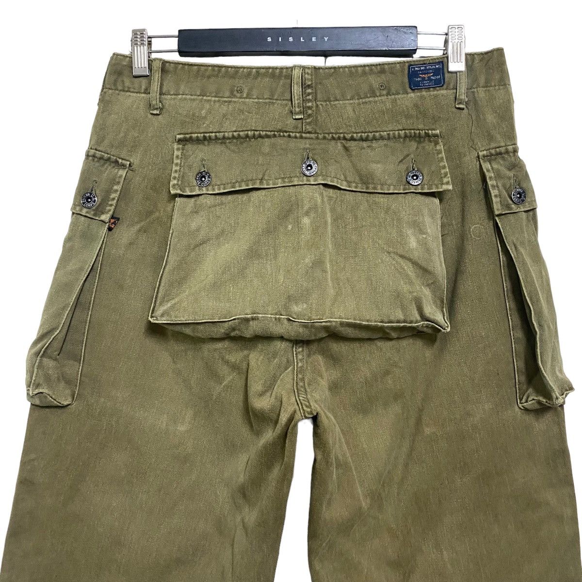 Alpha Industries Vintage US Marine Corps Monkey Pants Cropped by Alpha Size US 32 / EU 48 - 9 Thumbnail