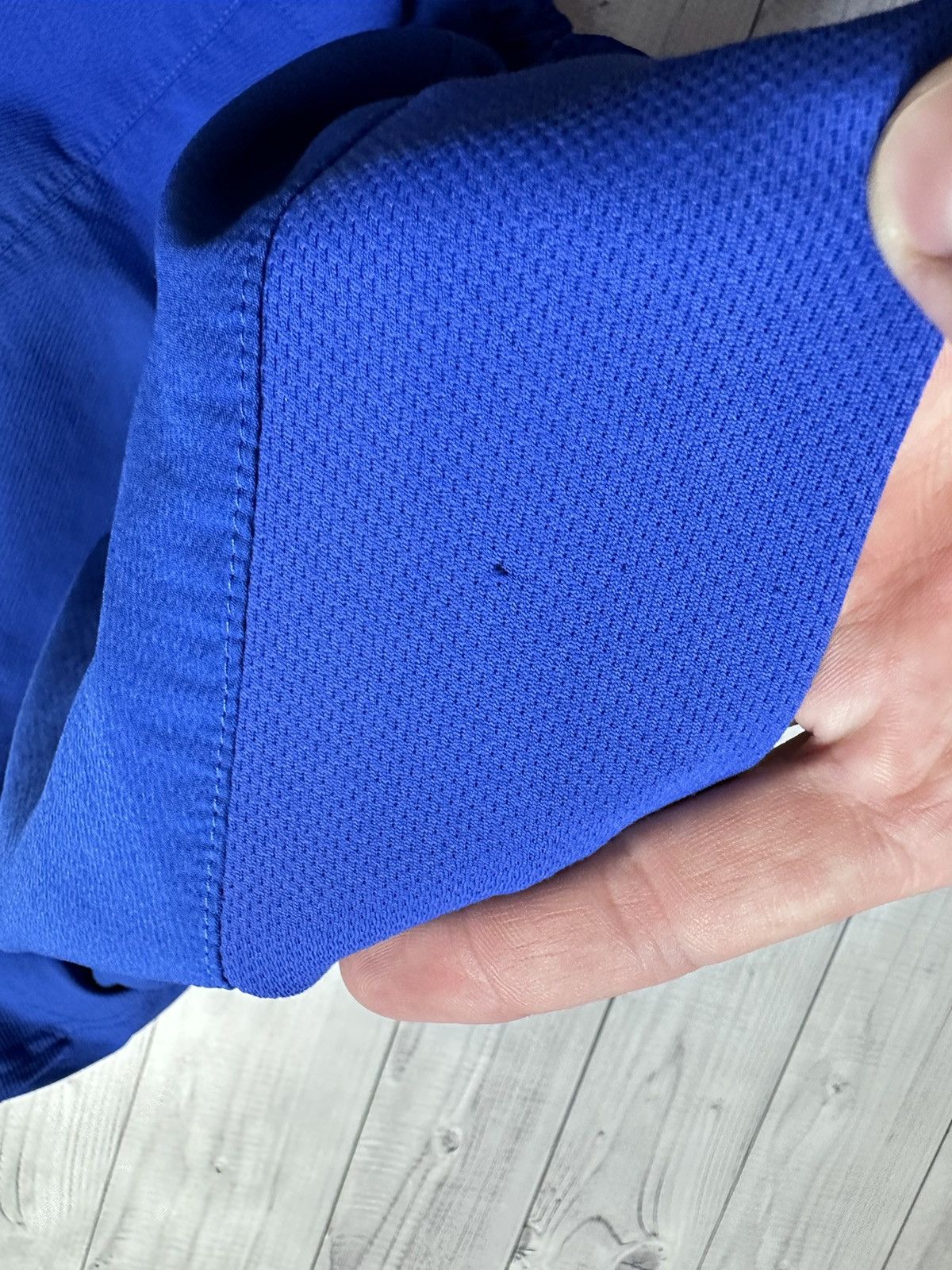 Nike × Vintage Vintage Nike Manchester United soccer shorts blue Size XXL Size US 38 / EU 54 - 7 Thumbnail