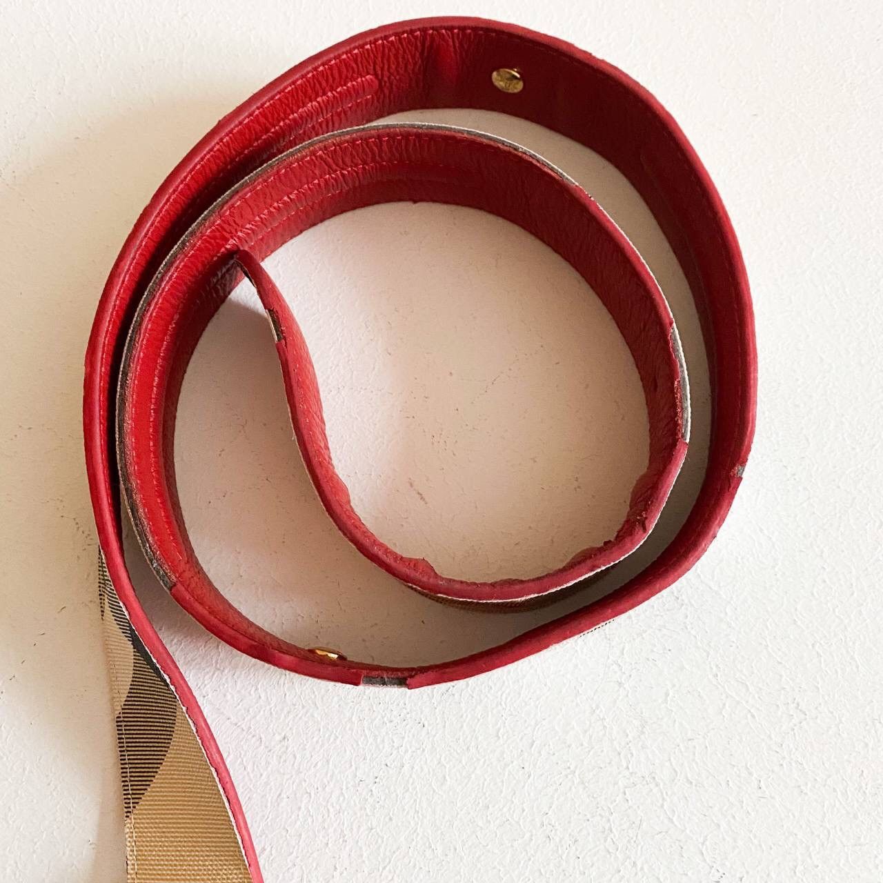 Burberry × Vintage Burberry London Double Sided Nova Check Vintage Belt Size ONE SIZE - 13 Thumbnail