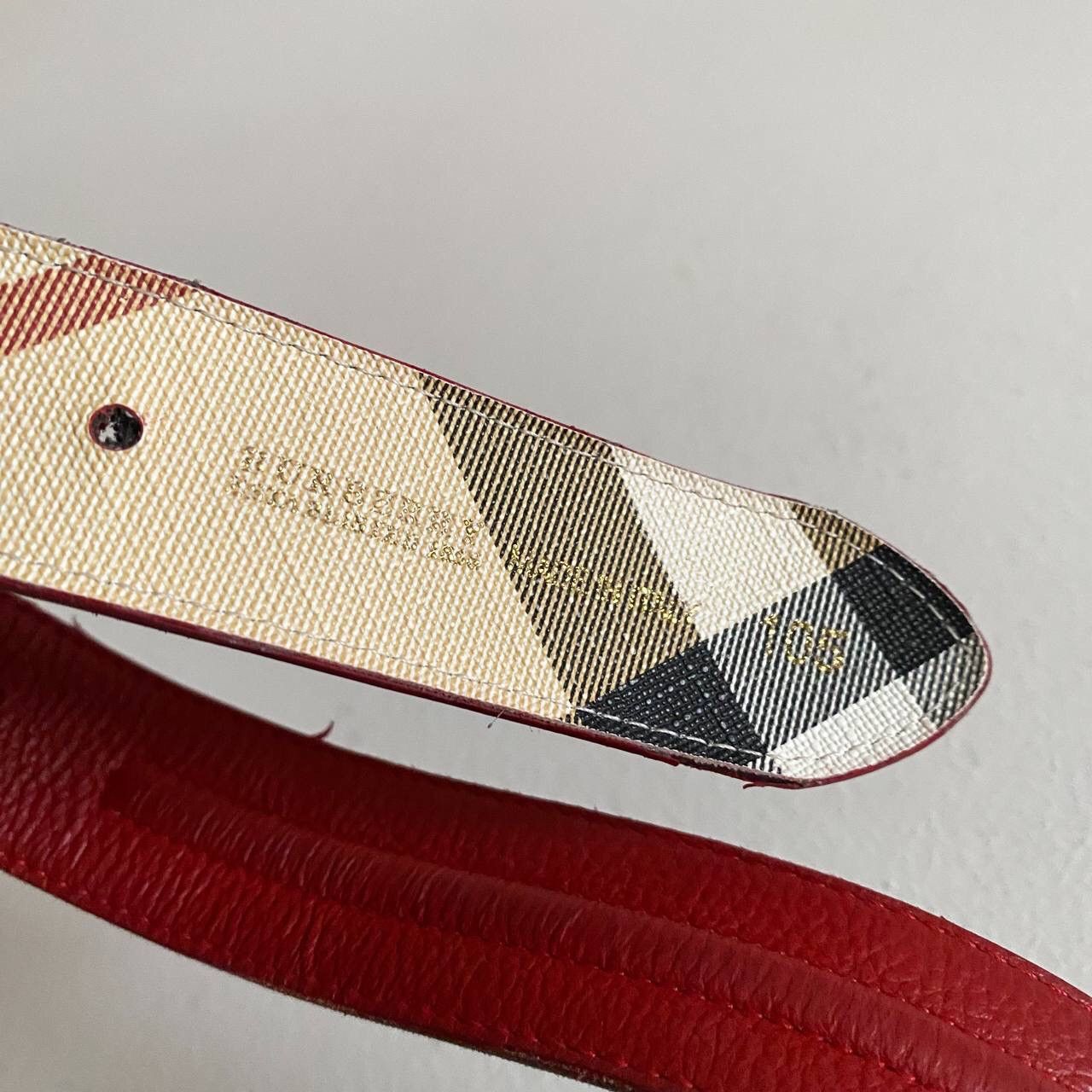 Burberry × Vintage Burberry London Double Sided Nova Check Vintage Belt Size ONE SIZE - 11 Thumbnail
