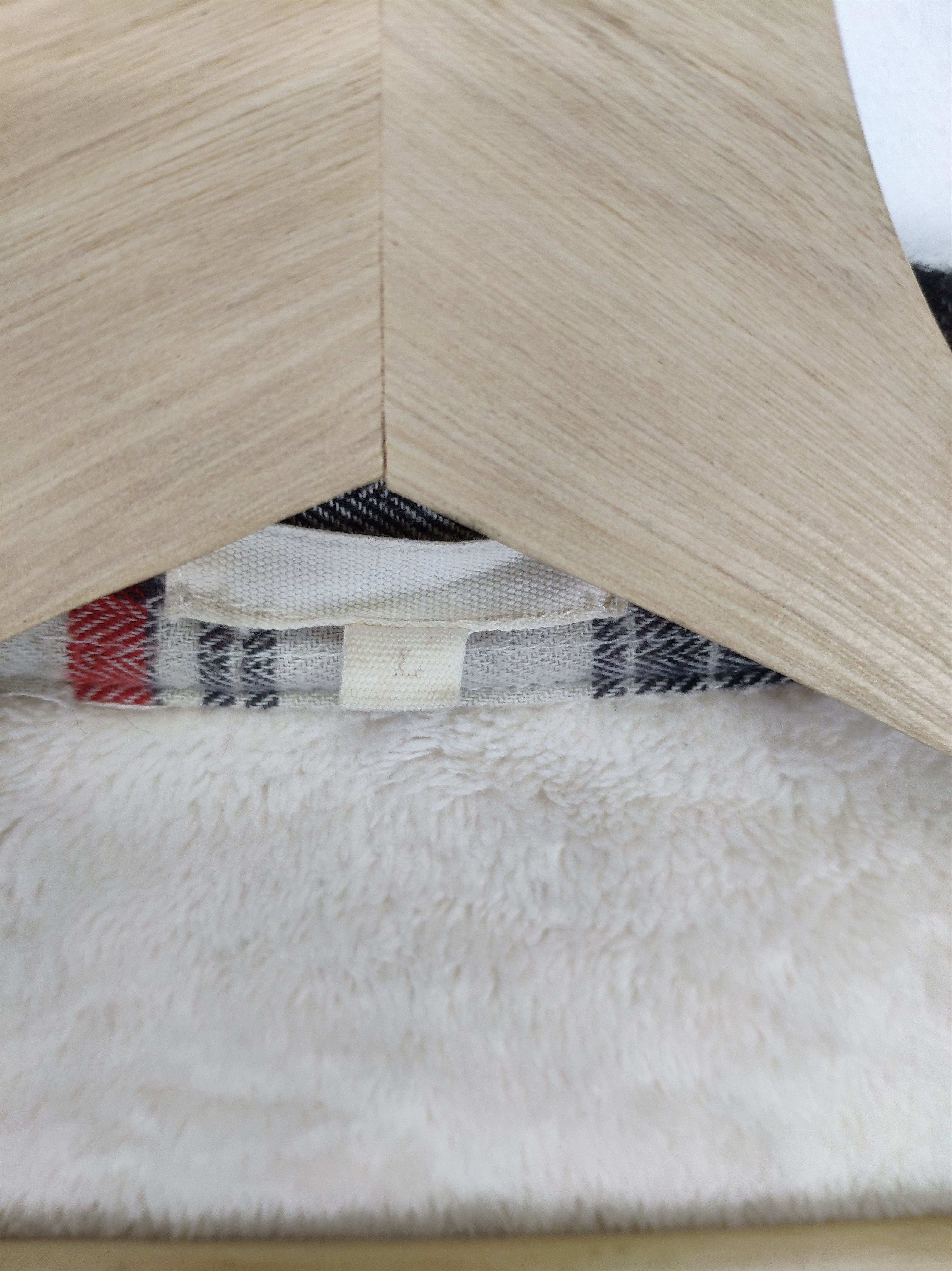 Flannel × Japanese Brand Vintage Plaid Flannel Lining Fleece Travis Style Size US S / EU 44-46 / 1 - 10 Thumbnail