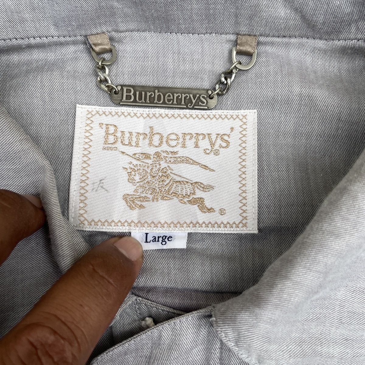 Burberry Vintage Burberrys Light Jacket Size US L / EU 52-54 / 3 - 6 Thumbnail