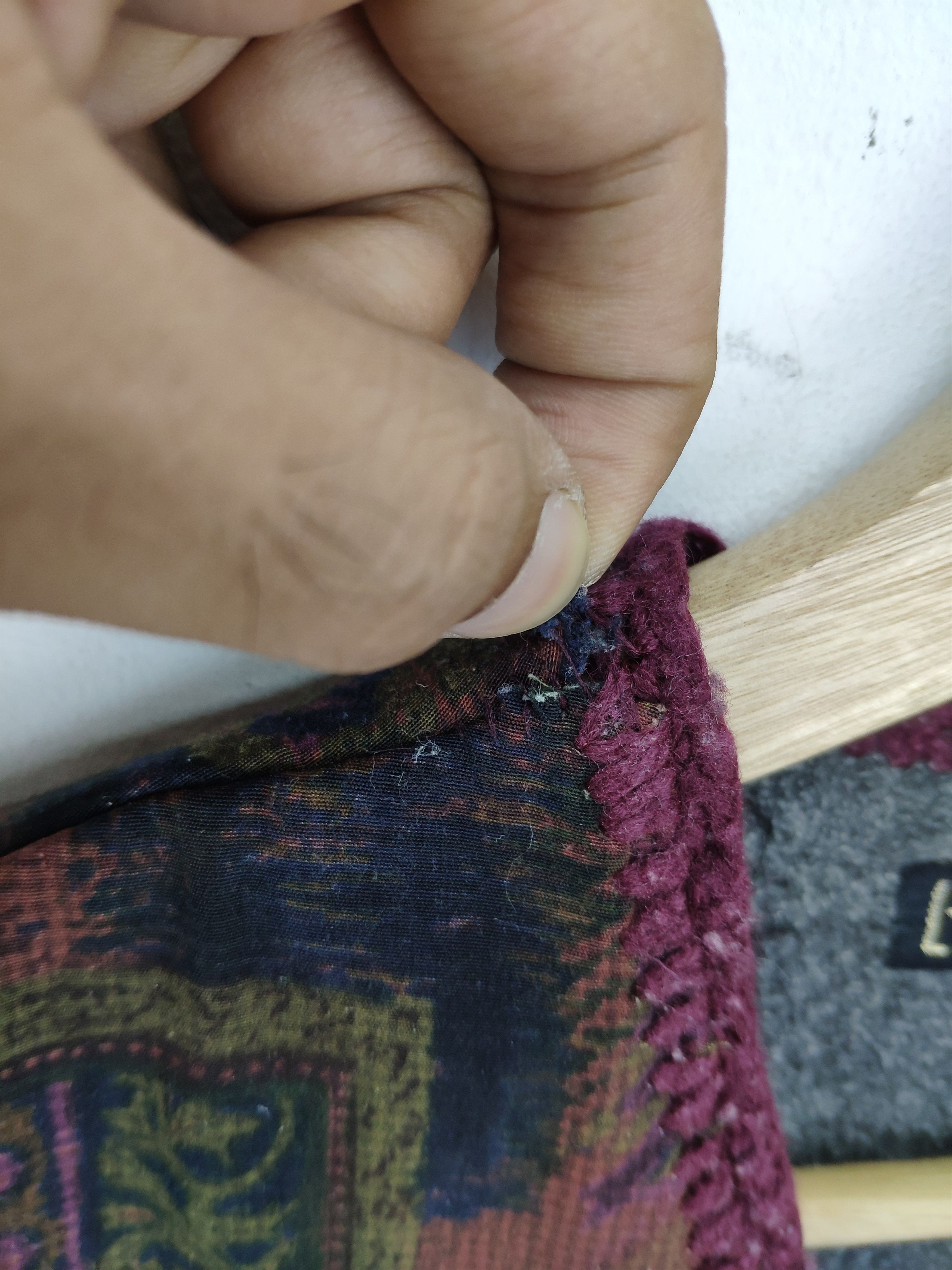 Japanese Brand × Vintage Vintage Vest Lining Fleece Abstract Motif Size M / US 6-8 / IT 42-44 - 13 Thumbnail