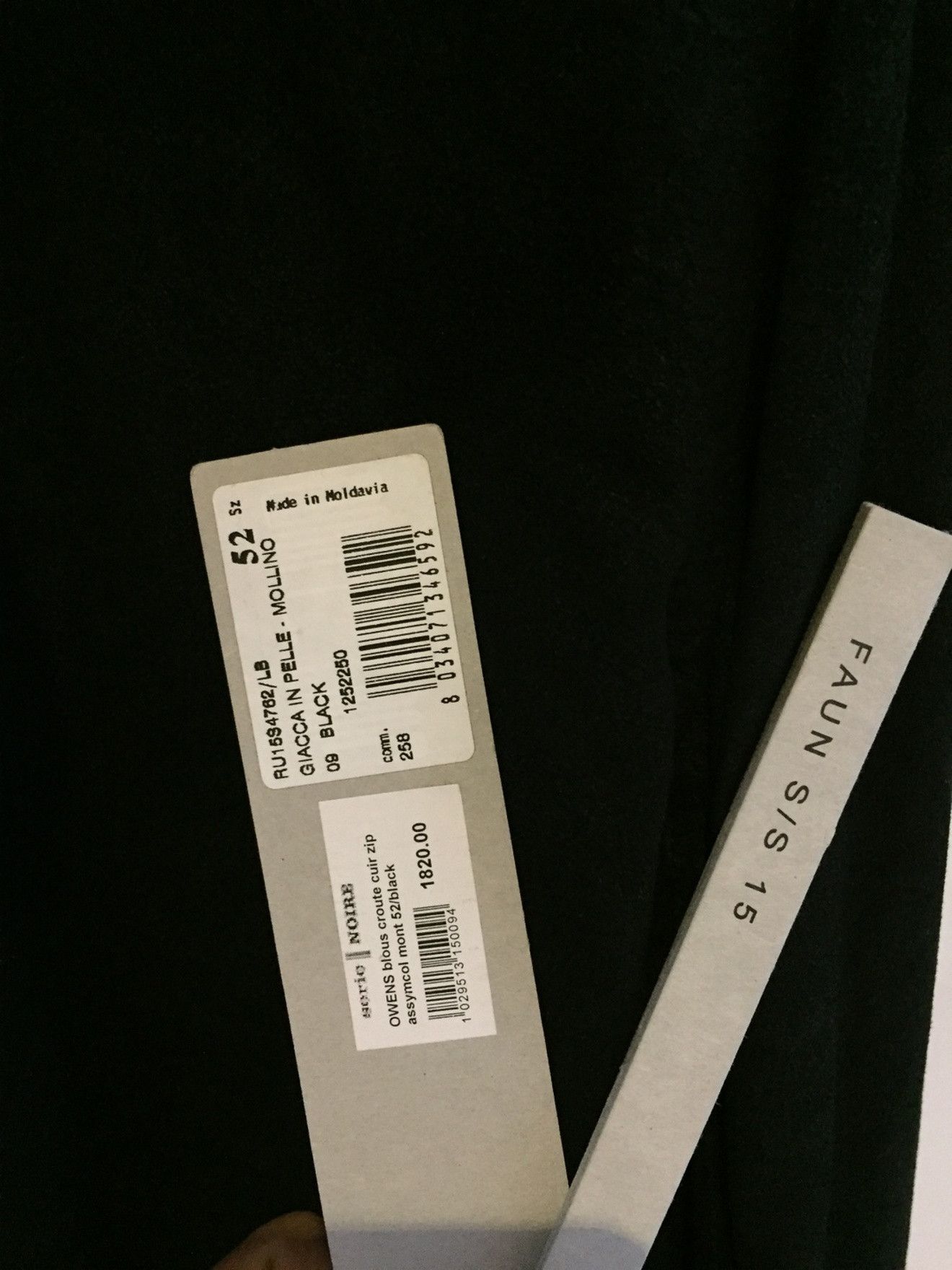 Rick Owens Blistered Lamb Mollino 52 New Size US L / EU 52-54 / 3 - 6 Thumbnail