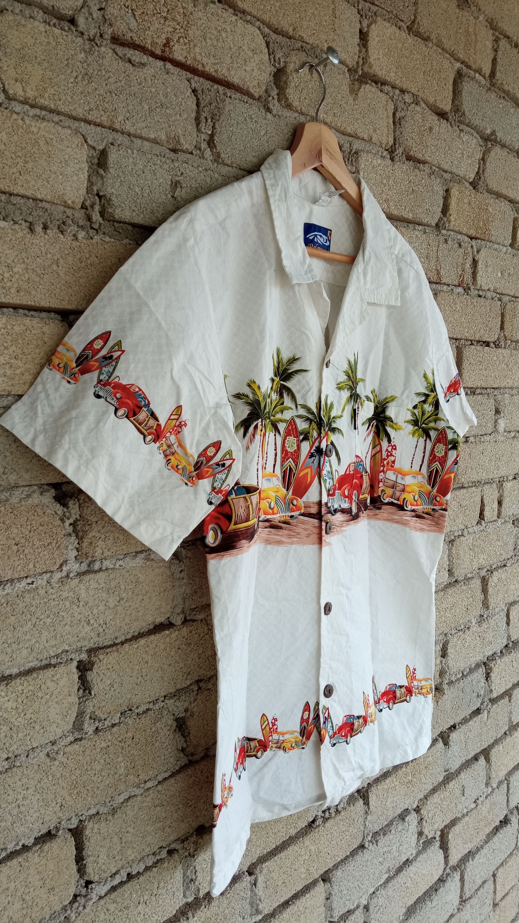 Japanese Brand 🔥🔥Palmwave Panorama Motive Hawaiian Shirt Size US M / EU 48-50 / 2 - 7 Thumbnail