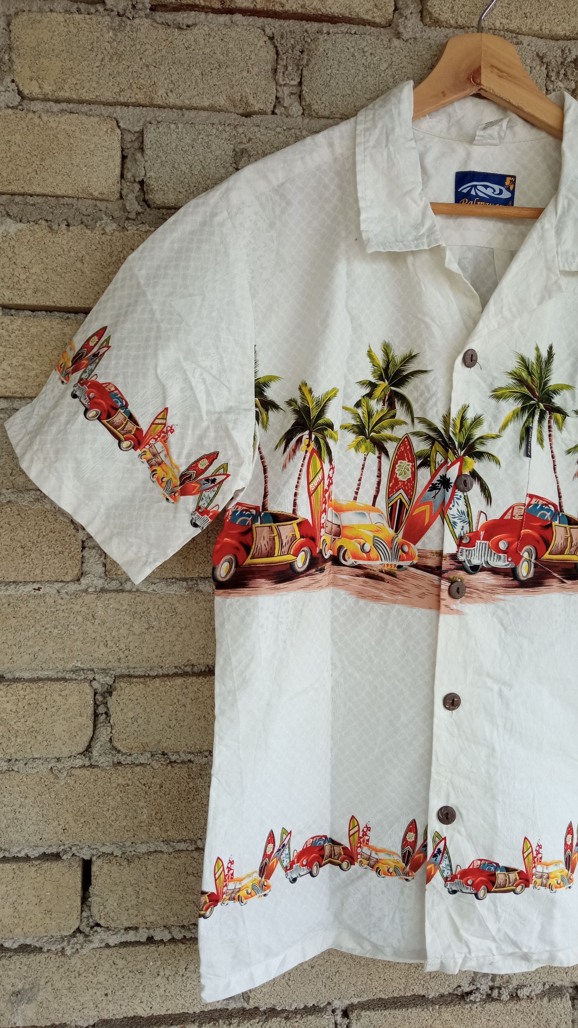 Japanese Brand 🔥🔥Palmwave Panorama Motive Hawaiian Shirt Size US M / EU 48-50 / 2 - 4 Thumbnail