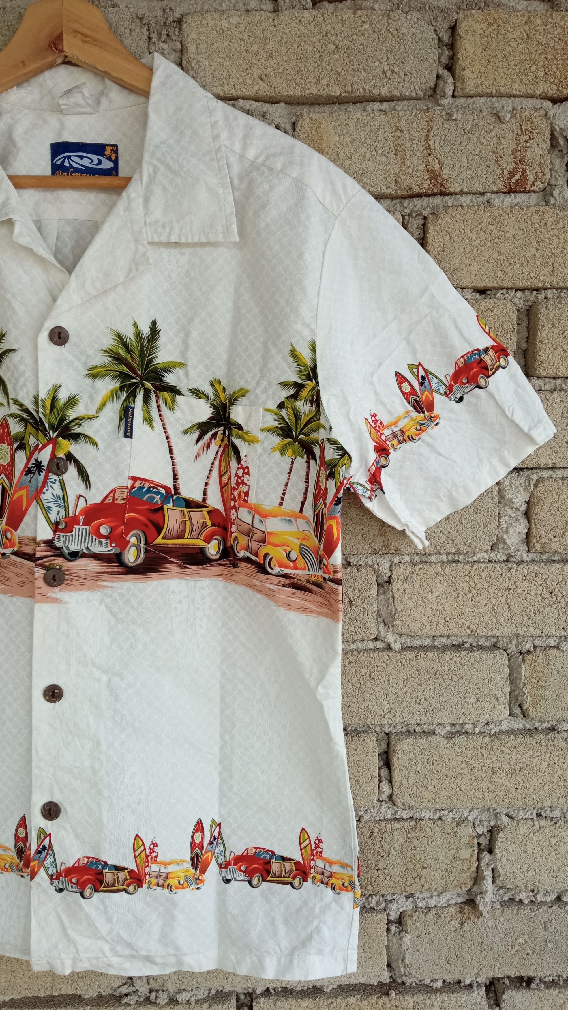 Japanese Brand 🔥🔥Palmwave Panorama Motive Hawaiian Shirt Size US M / EU 48-50 / 2 - 5 Thumbnail