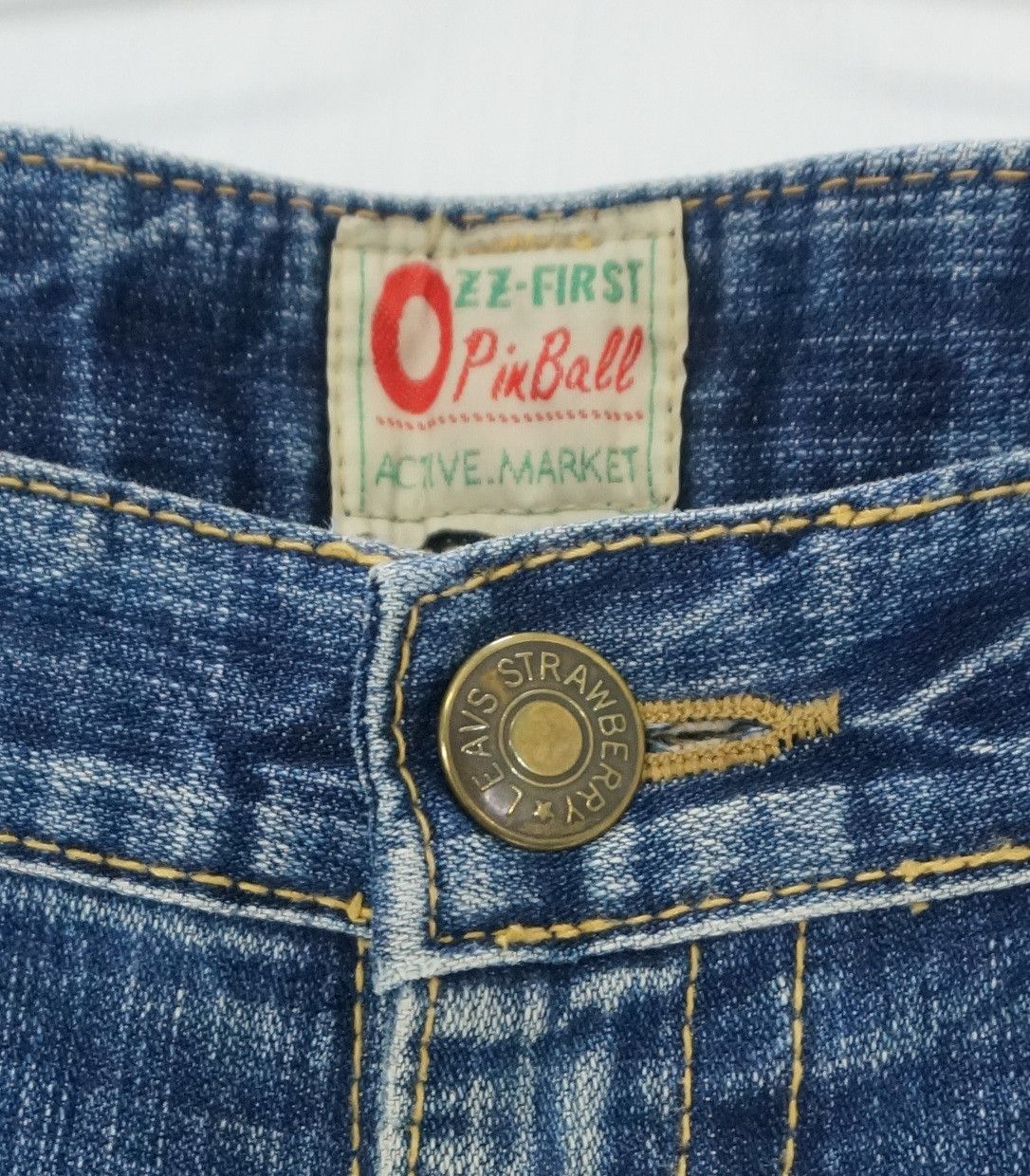 Japanese Brand 💥💥VTG RARE💥💥 Flared OZZ-FIRST PINBALL Distressed Jeans Size US 34 / EU 50 - 7 Thumbnail