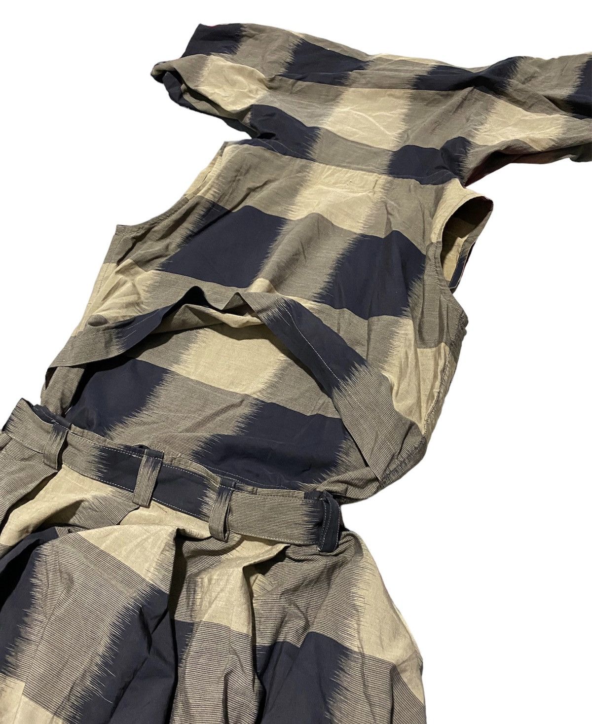 Issey Miyake Vintage AW88 Issey Miyake Gothic Brown Plaid Dresses Runway Size S / US 4 / IT 40 - 9 Thumbnail