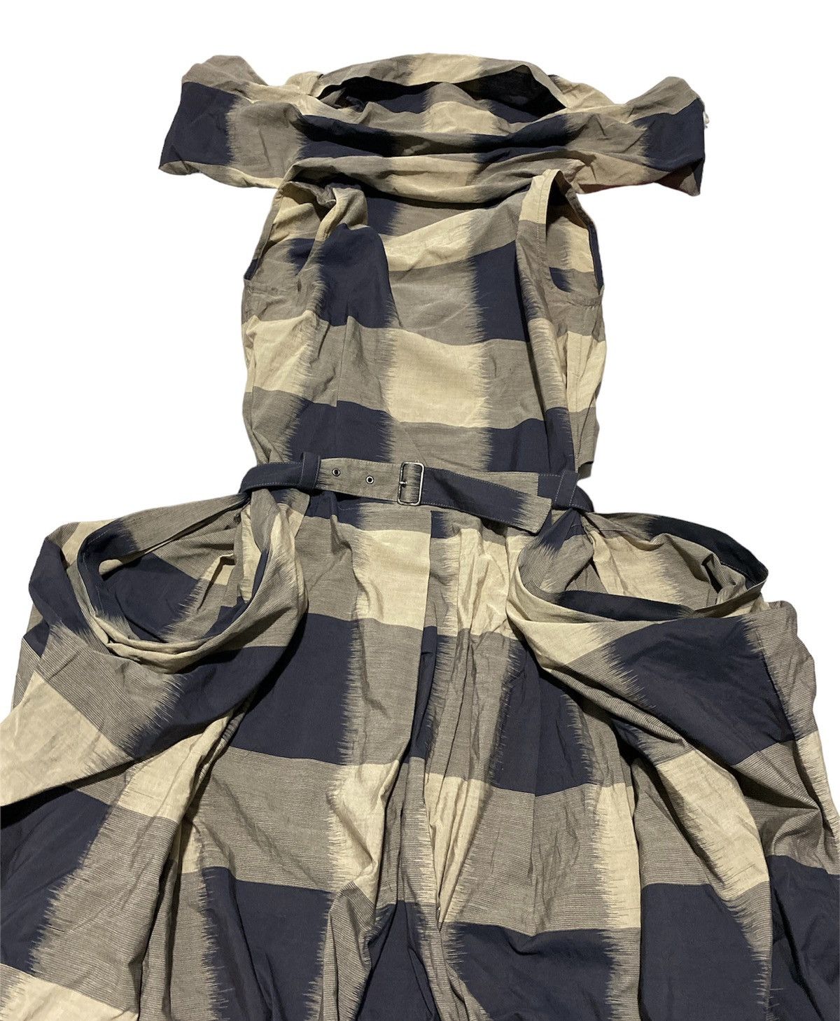 Issey Miyake Vintage AW88 Issey Miyake Gothic Brown Plaid Dresses Runway Size S / US 4 / IT 40 - 6 Thumbnail