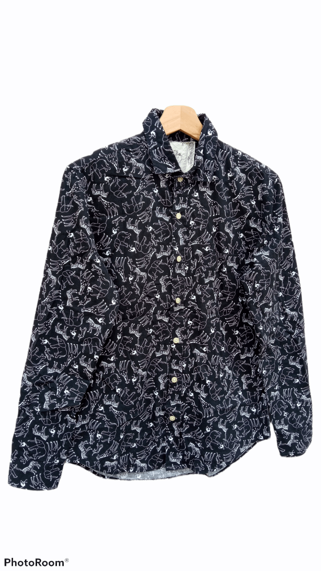 Japanese Brand × Vintage 🔥🔥Vintage Style Rovtski Full Print Animal LS Shirt Size US S / EU 44-46 / 1 - 2 Thumbnail