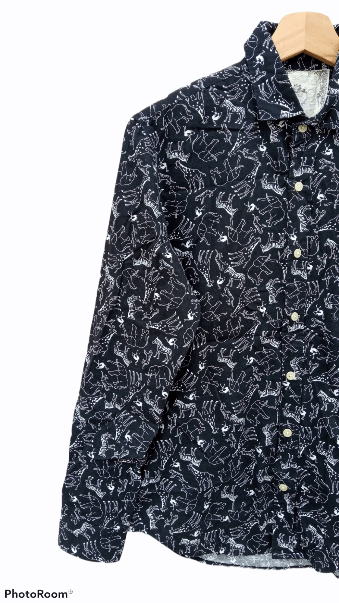 Japanese Brand × Vintage 🔥🔥Vintage Style Rovtski Full Print Animal LS Shirt Size US S / EU 44-46 / 1 - 4 Thumbnail