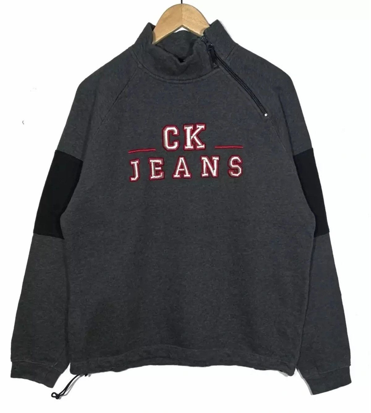 Calvin Klein × Vintage Vintage Calvin Klien sweatshirt embroidered logo Size US M / EU 48-50 / 2 - 1 Thumbnail