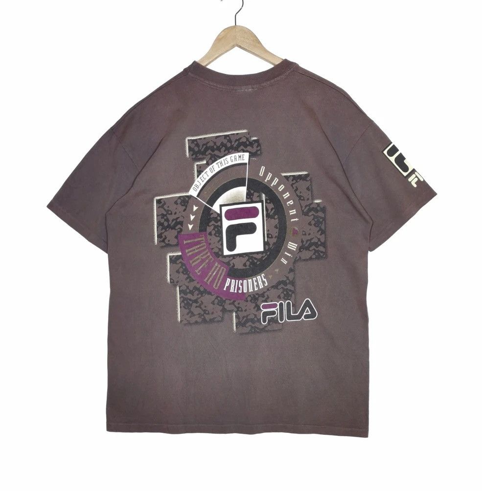 Fila × Vintage Vintage Fila Tshirt big logo made in USA streetwear Size US L / EU 52-54 / 3 - 1 Thumbnail