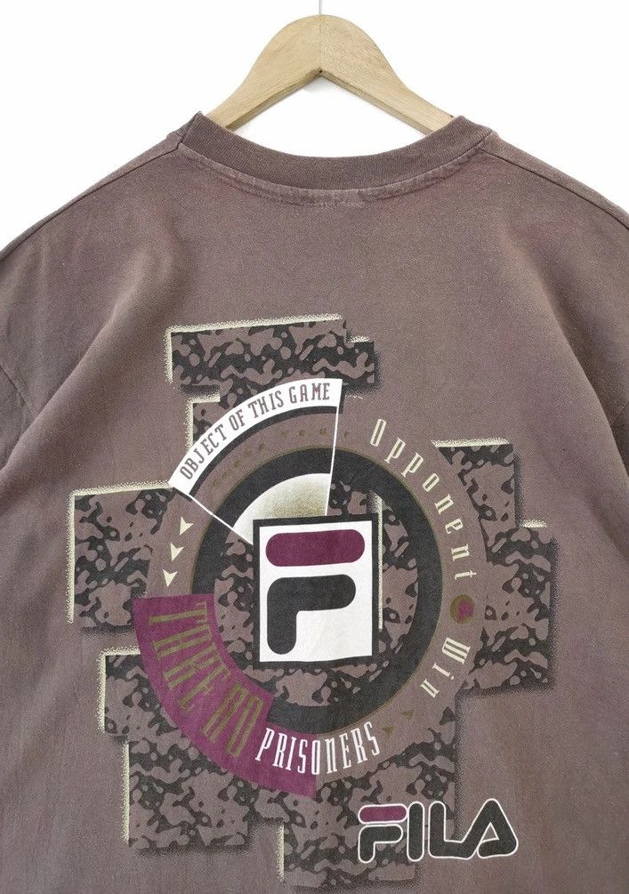 Fila × Vintage Vintage Fila Tshirt big logo made in USA streetwear Size US L / EU 52-54 / 3 - 4 Thumbnail