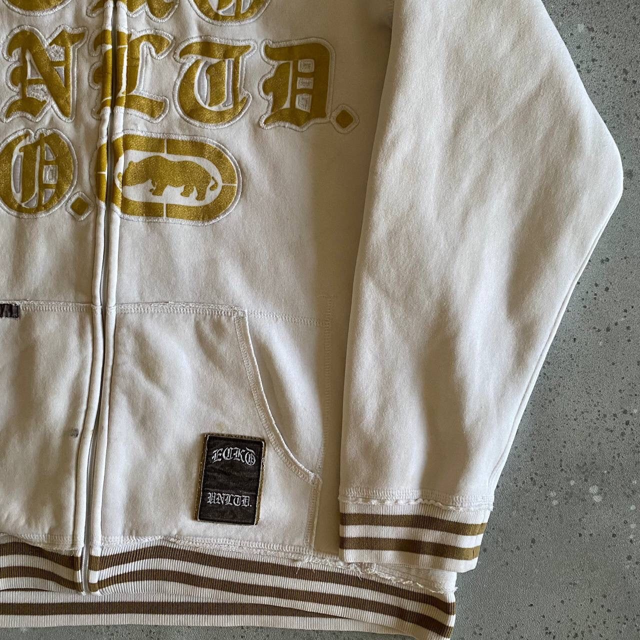 Ecko Unltd. × Vintage Ecko Unltd Rare Vintage Big Logo Rap Heavy Zip Hoodie y2k Size US L / EU 52-54 / 3 - 7 Thumbnail
