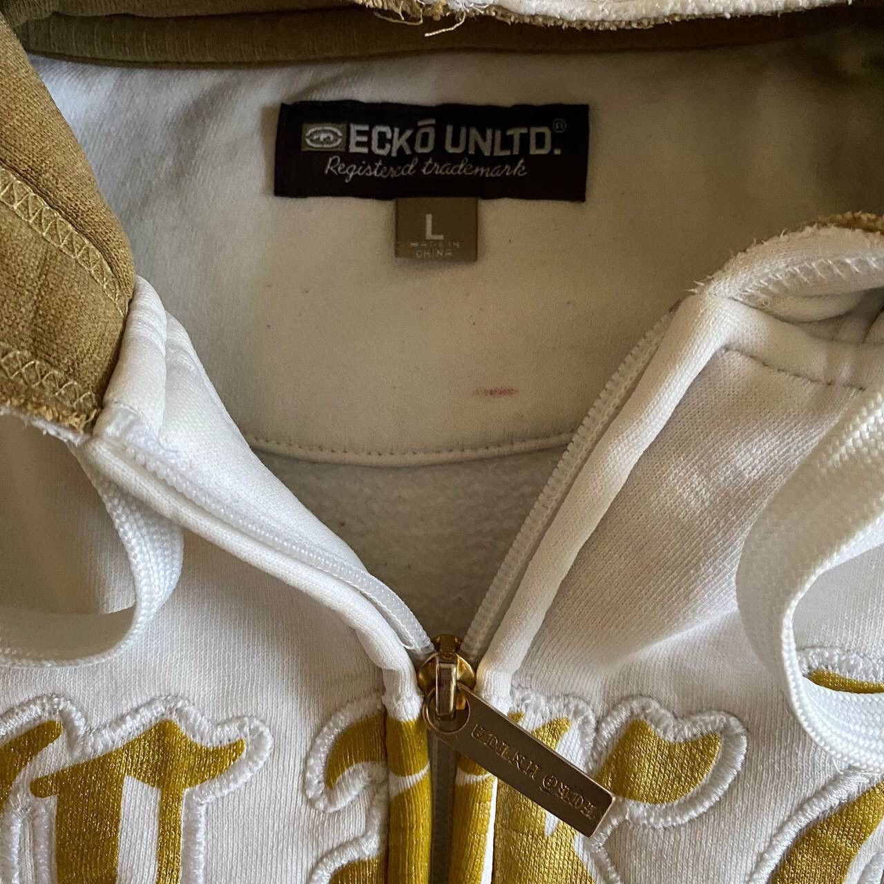 Ecko Unltd. × Vintage Ecko Unltd Rare Vintage Big Logo Rap Heavy Zip Hoodie y2k Size US L / EU 52-54 / 3 - 4 Thumbnail