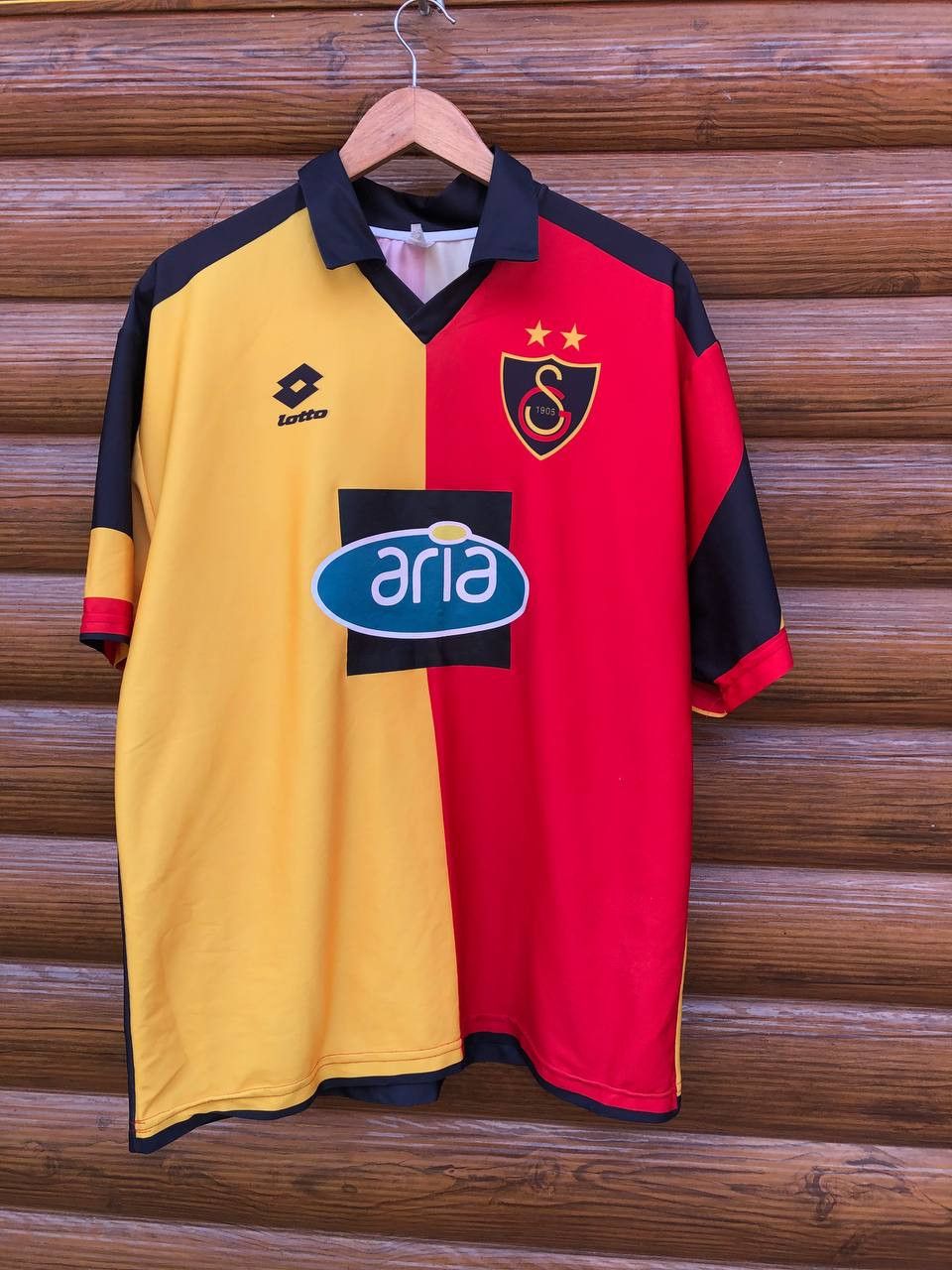 Lotto Sport Vintage Lotto GALATASARAY 2001-2002 Home Shirt Jersey Turkey Size US XL / EU 56 / 4 - 1 Thumbnail