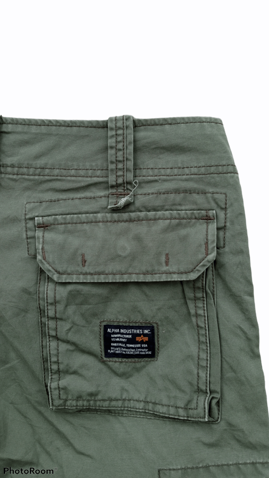 Alpha Industries × Vintage 🔥🔥Alpha Industries Multi Pockets Cargo Short Pants Size US 32 / EU 48 - 21 Thumbnail
