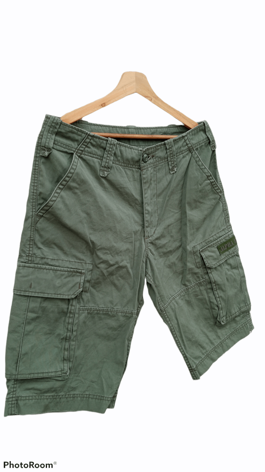 Alpha Industries × Vintage 🔥🔥Alpha Industries Multi Pockets Cargo Short Pants Size US 32 / EU 48 - 2 Thumbnail