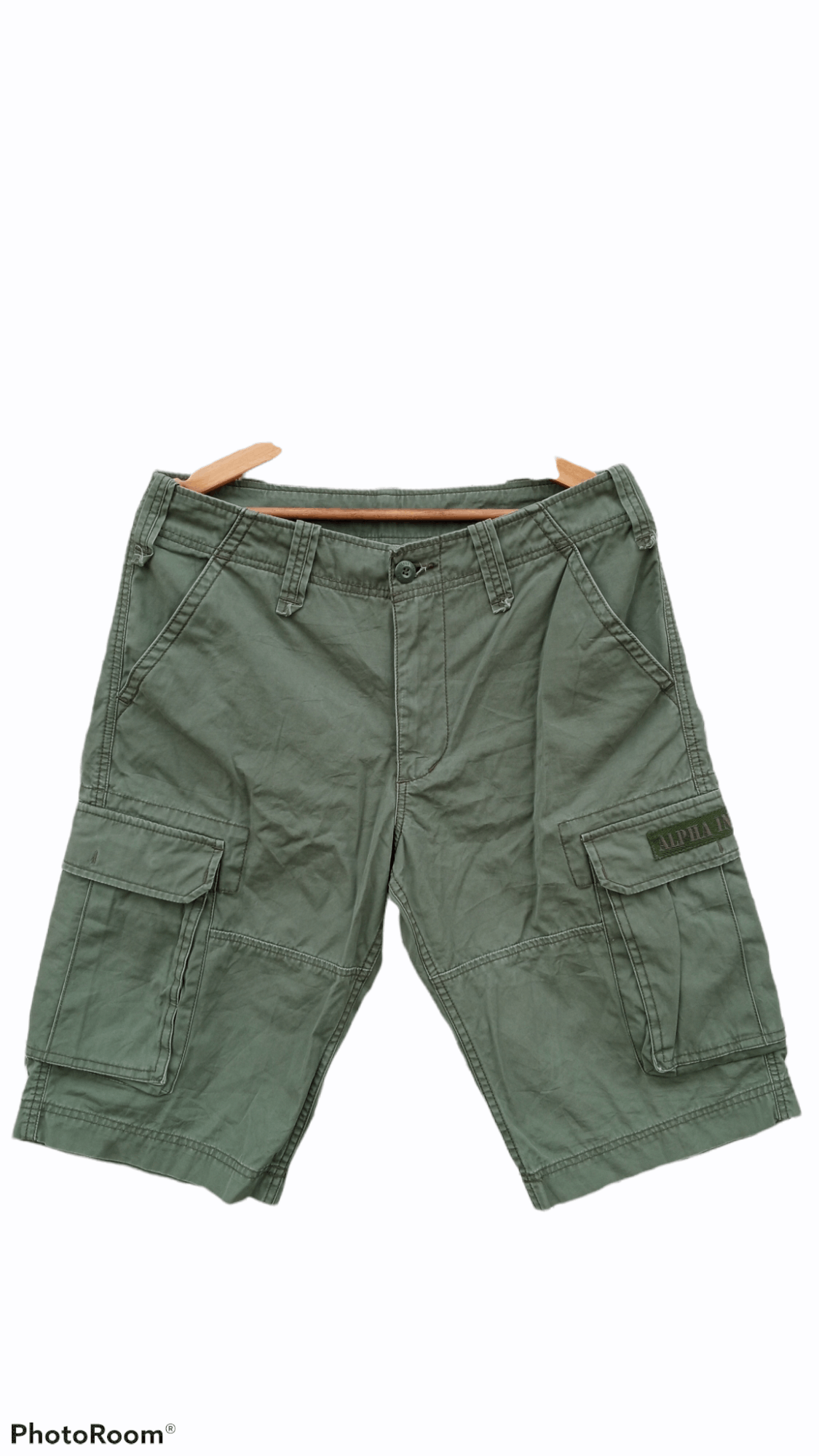 Alpha Industries × Vintage 🔥🔥Alpha Industries Multi Pockets Cargo Short Pants Size US 32 / EU 48 - 1 Thumbnail