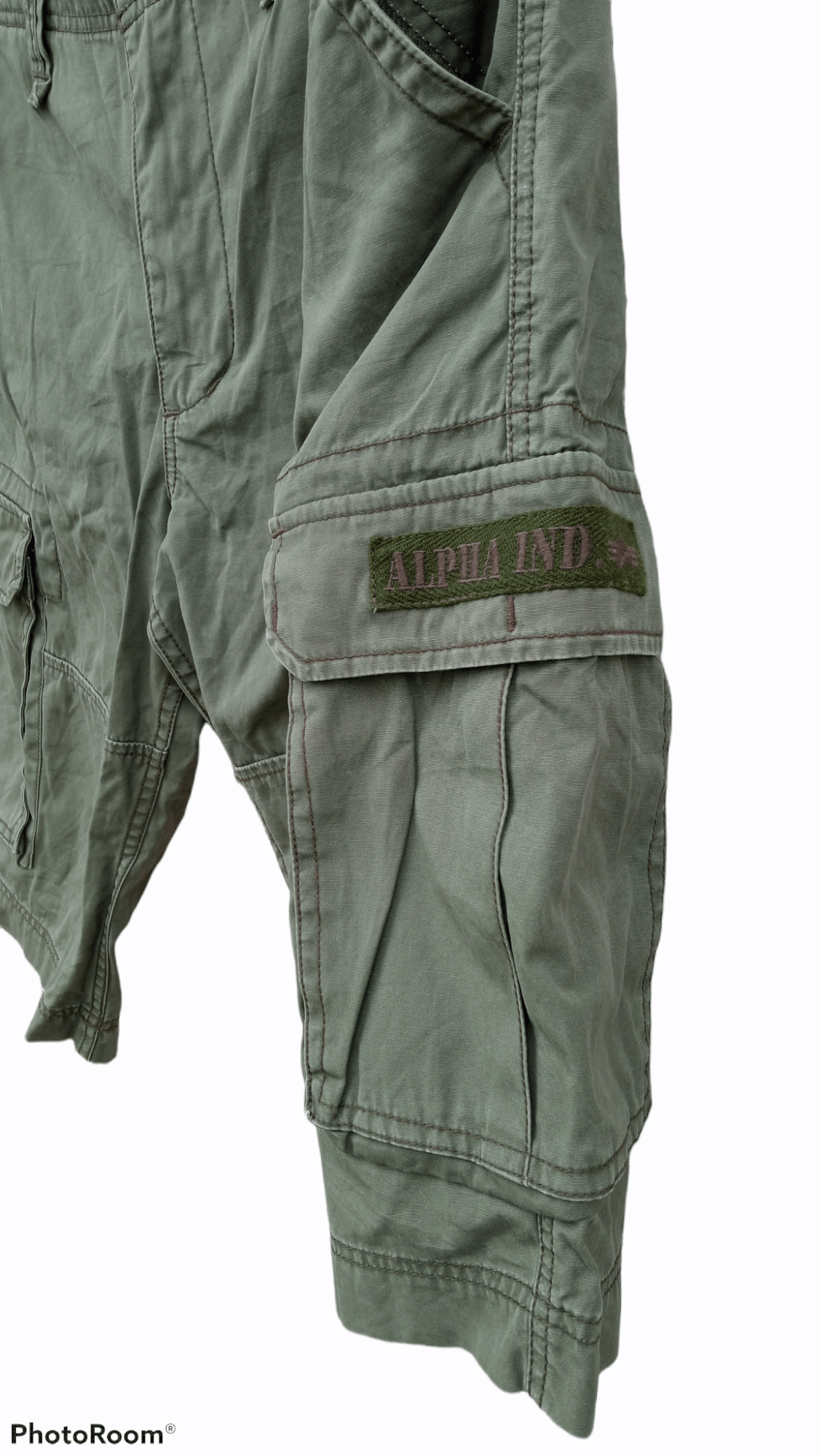 Alpha Industries × Vintage 🔥🔥Alpha Industries Multi Pockets Cargo Short Pants Size US 32 / EU 48 - 11 Thumbnail