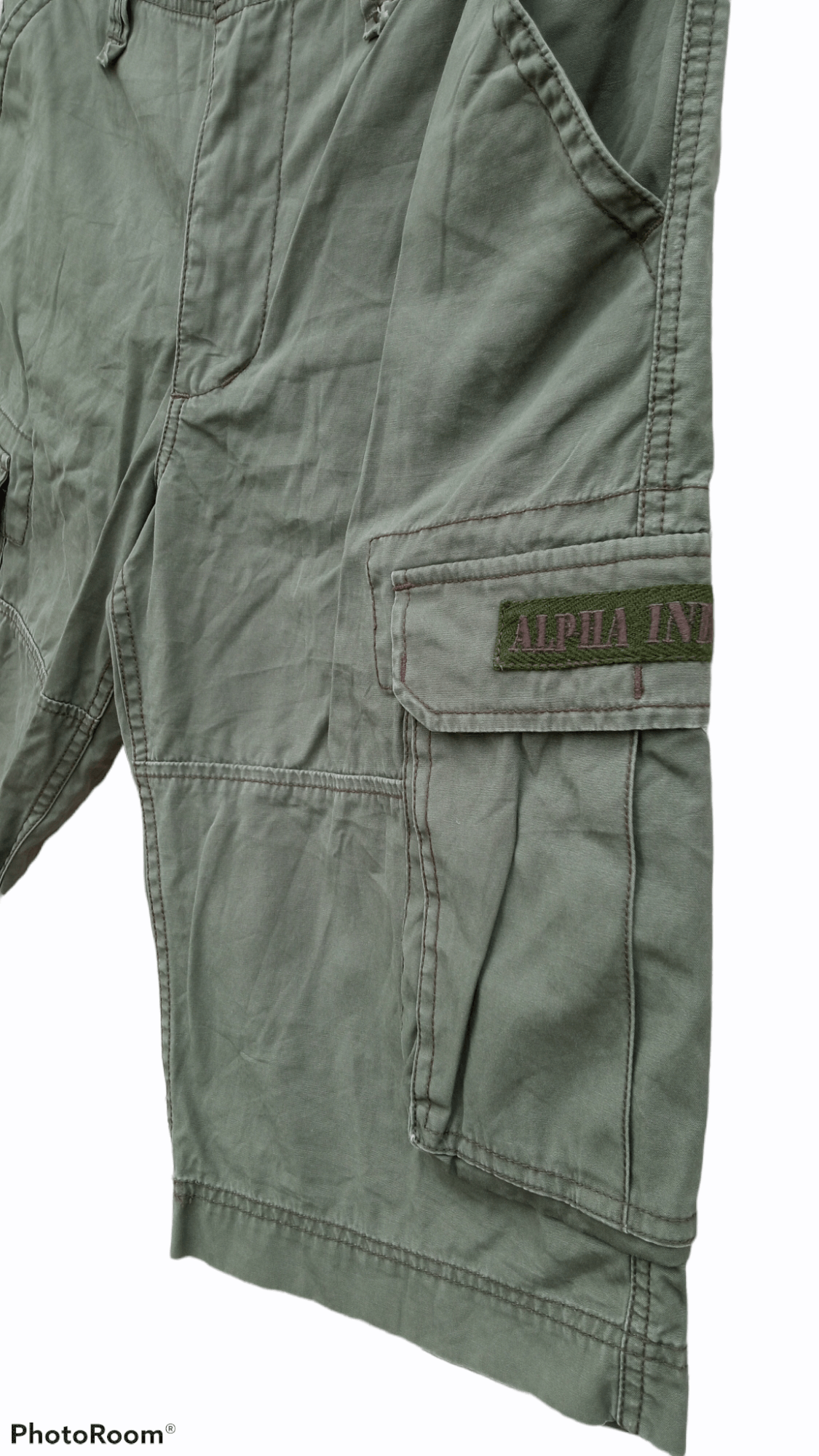 Alpha Industries × Vintage 🔥🔥Alpha Industries Multi Pockets Cargo Short Pants Size US 32 / EU 48 - 10 Thumbnail