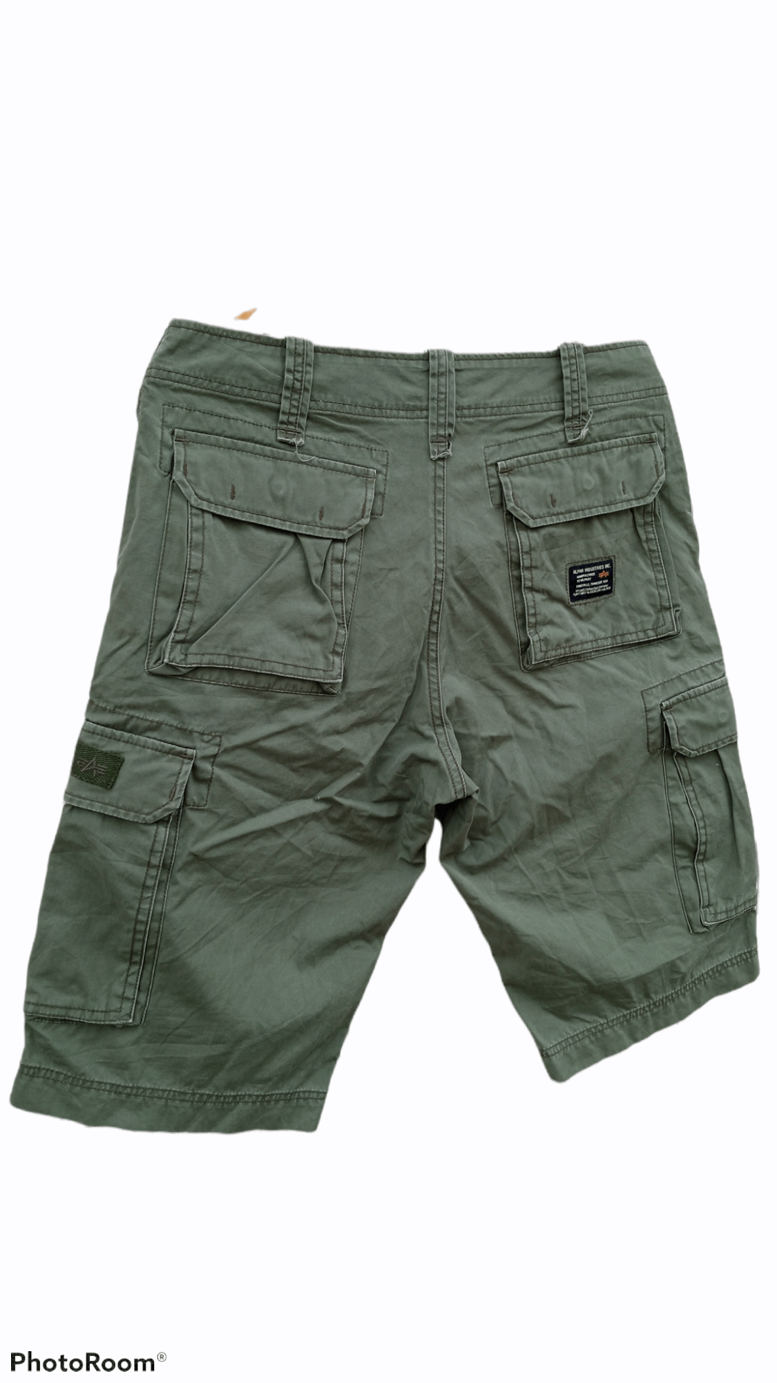 Alpha Industries × Vintage 🔥🔥Alpha Industries Multi Pockets Cargo Short Pants Size US 32 / EU 48 - 18 Thumbnail