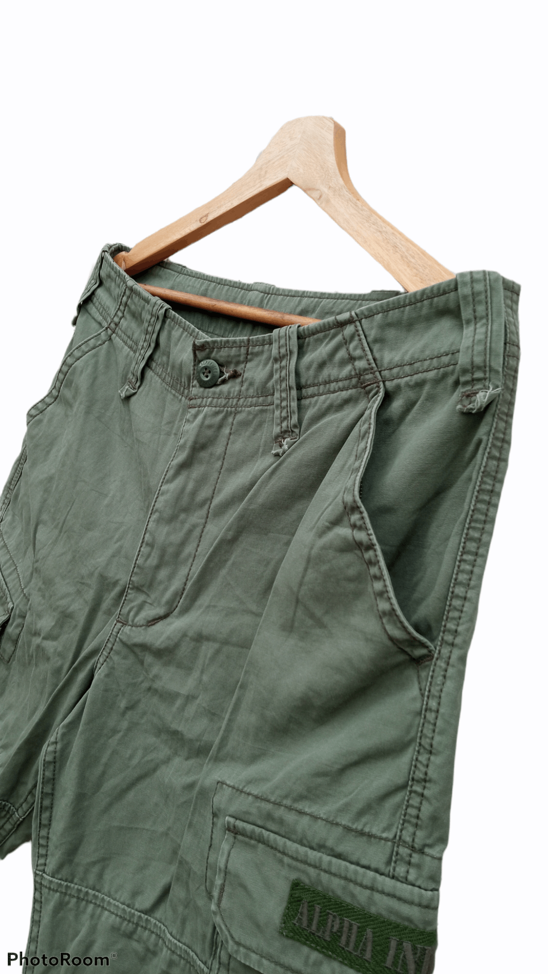 Alpha Industries × Vintage 🔥🔥Alpha Industries Multi Pockets Cargo Short Pants Size US 32 / EU 48 - 9 Thumbnail