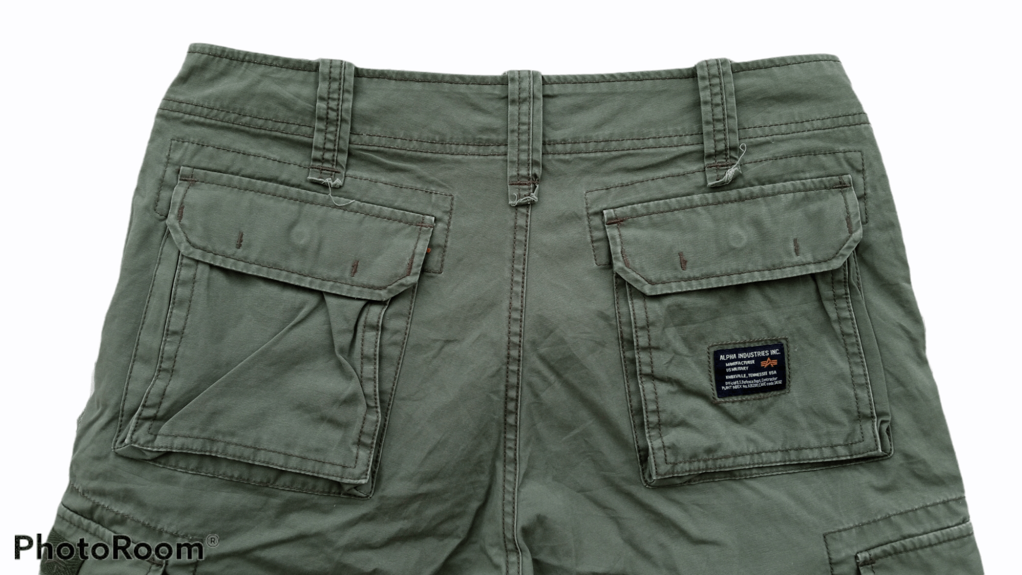 Alpha Industries × Vintage 🔥🔥Alpha Industries Multi Pockets Cargo Short Pants Size US 32 / EU 48 - 20 Thumbnail
