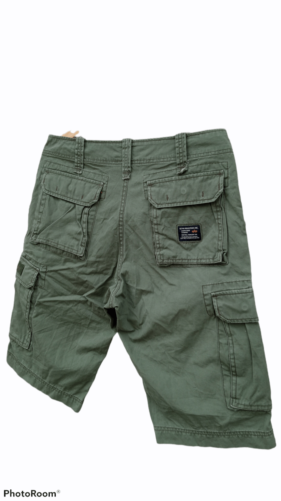 Alpha Industries × Vintage 🔥🔥Alpha Industries Multi Pockets Cargo Short Pants Size US 32 / EU 48 - 19 Thumbnail