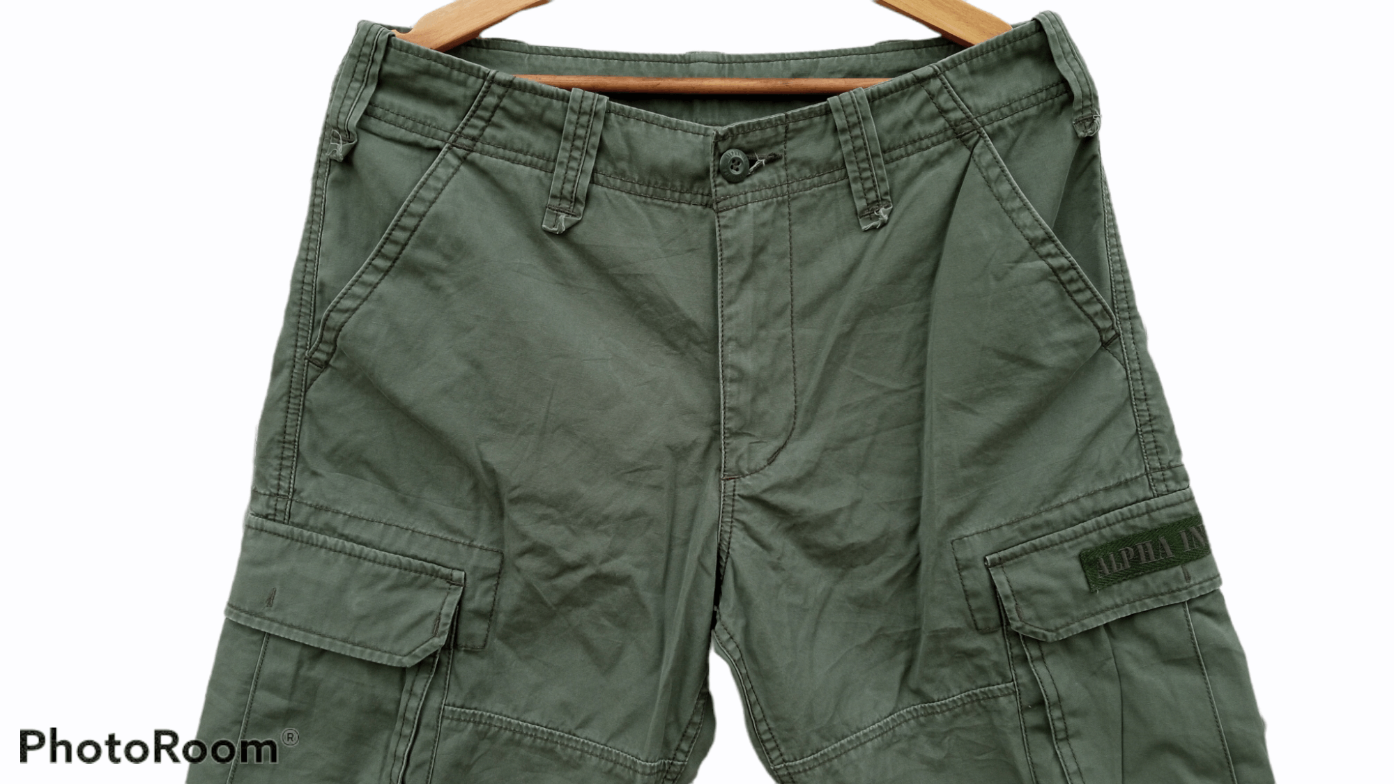 Alpha Industries × Vintage 🔥🔥Alpha Industries Multi Pockets Cargo Short Pants Size US 32 / EU 48 - 13 Thumbnail