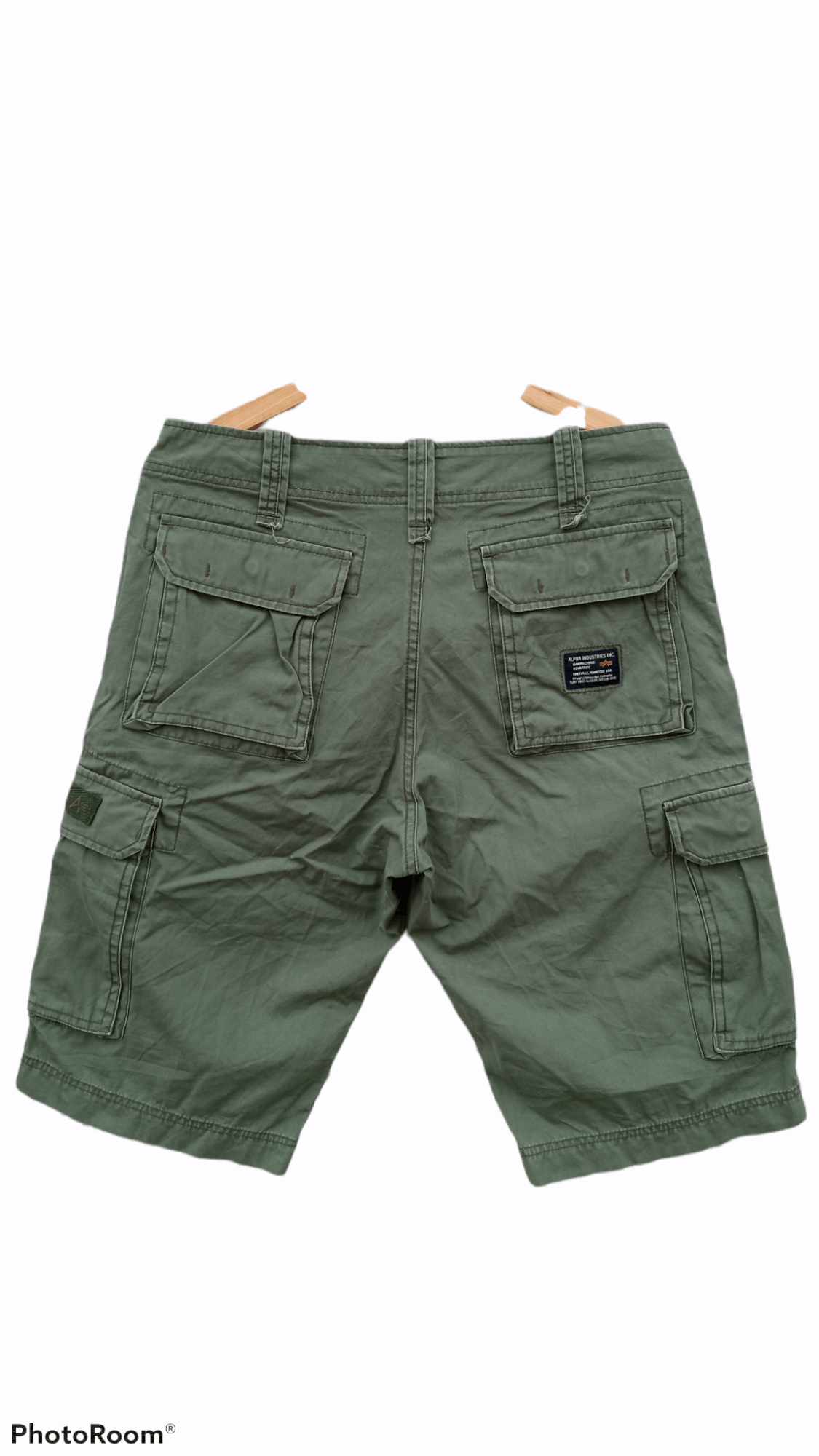 Alpha Industries × Vintage 🔥🔥Alpha Industries Multi Pockets Cargo Short Pants Size US 32 / EU 48 - 17 Thumbnail