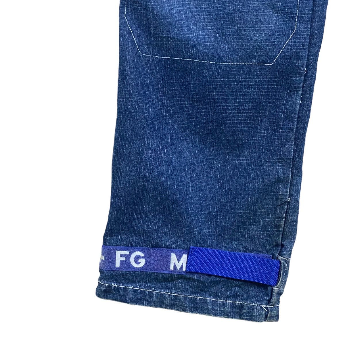 Marithe + Francois Girbaud Vintage Marithe Francois Girbaud Baggy Pants Velcro Stripe Size US 36 / EU 52 - 10 Thumbnail