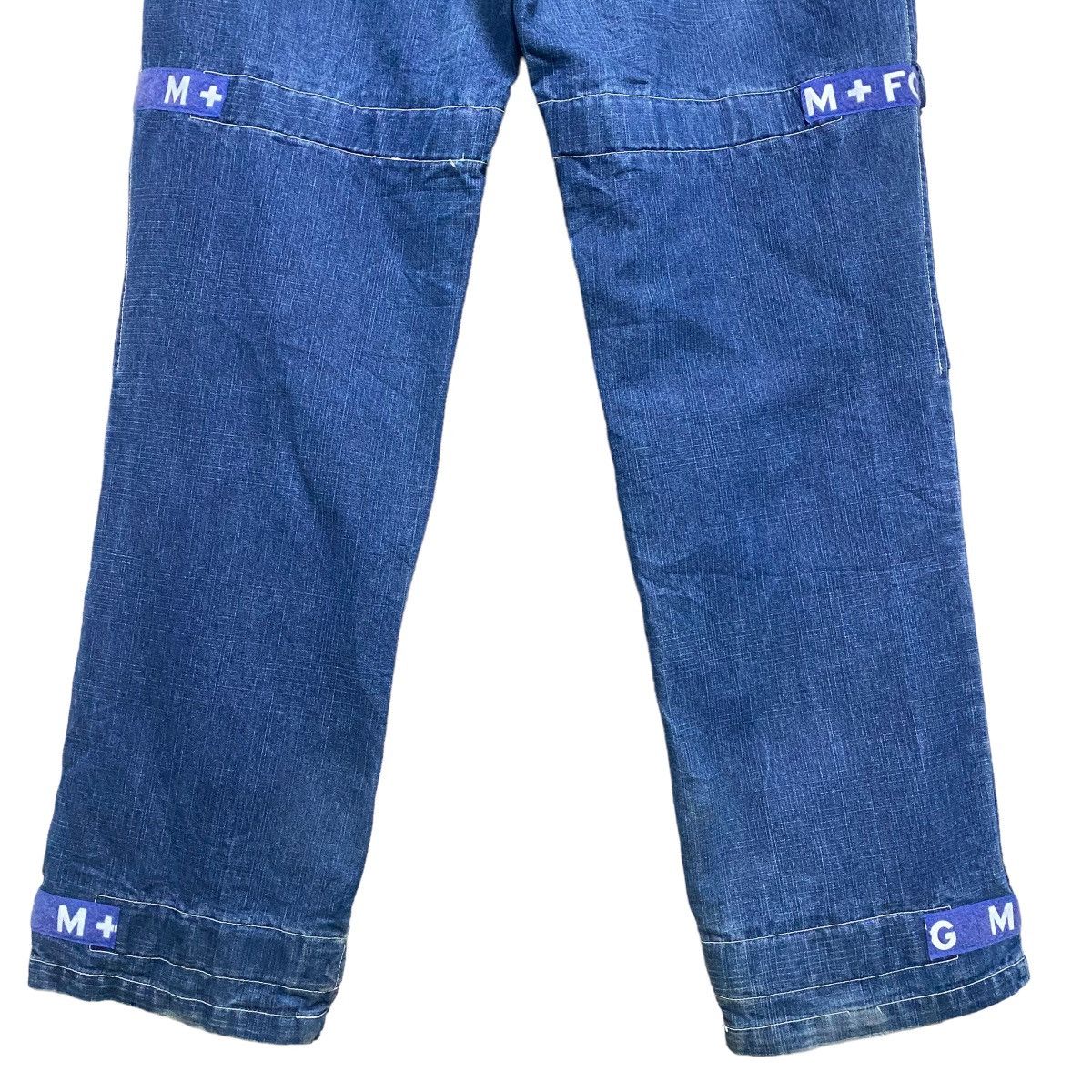 Marithe + Francois Girbaud Vintage Marithe Francois Girbaud Baggy Pants Velcro Stripe Size US 36 / EU 52 - 14 Thumbnail