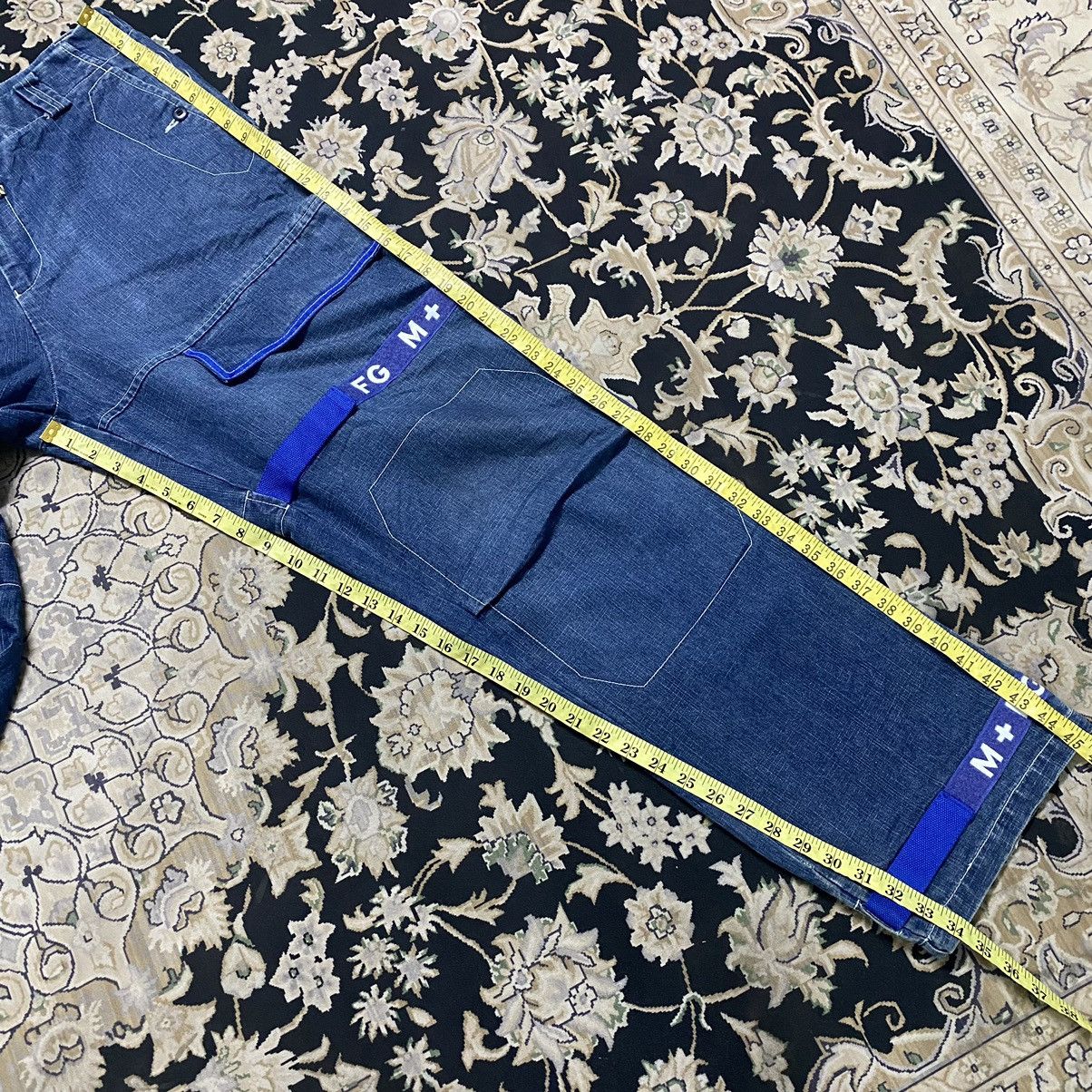 Marithe + Francois Girbaud Vintage Marithe Francois Girbaud Baggy Pants Velcro Stripe Size US 36 / EU 52 - 20 Thumbnail