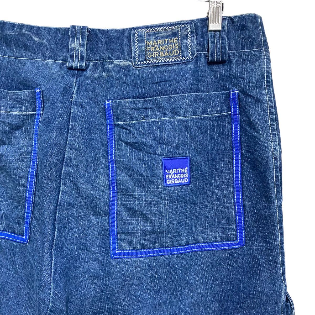 Marithe + Francois Girbaud Vintage Marithe Francois Girbaud Baggy Pants Velcro Stripe Size US 36 / EU 52 - 12 Thumbnail