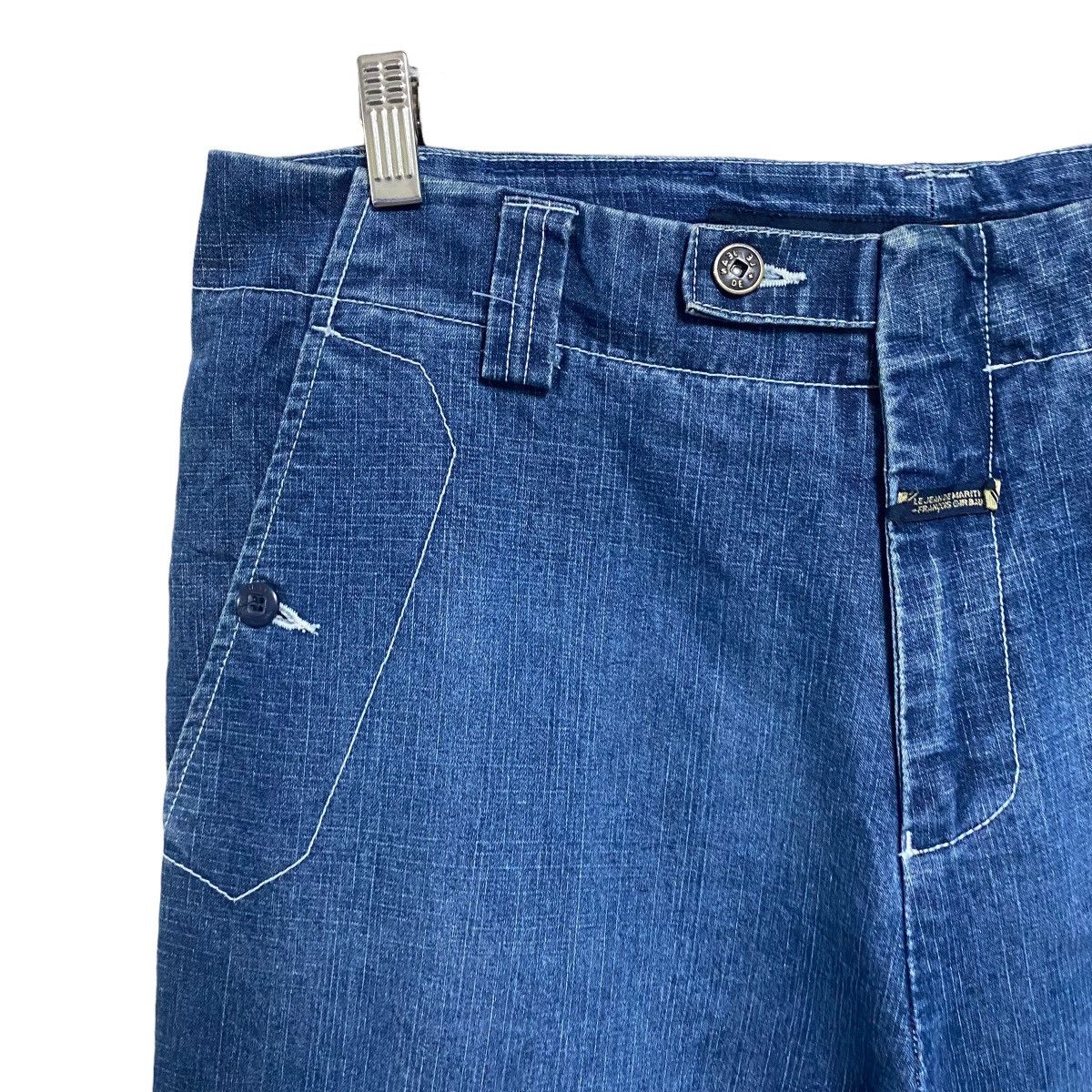 Marithe + Francois Girbaud Vintage Marithe Francois Girbaud Baggy Pants Velcro Stripe Size US 36 / EU 52 - 4 Thumbnail