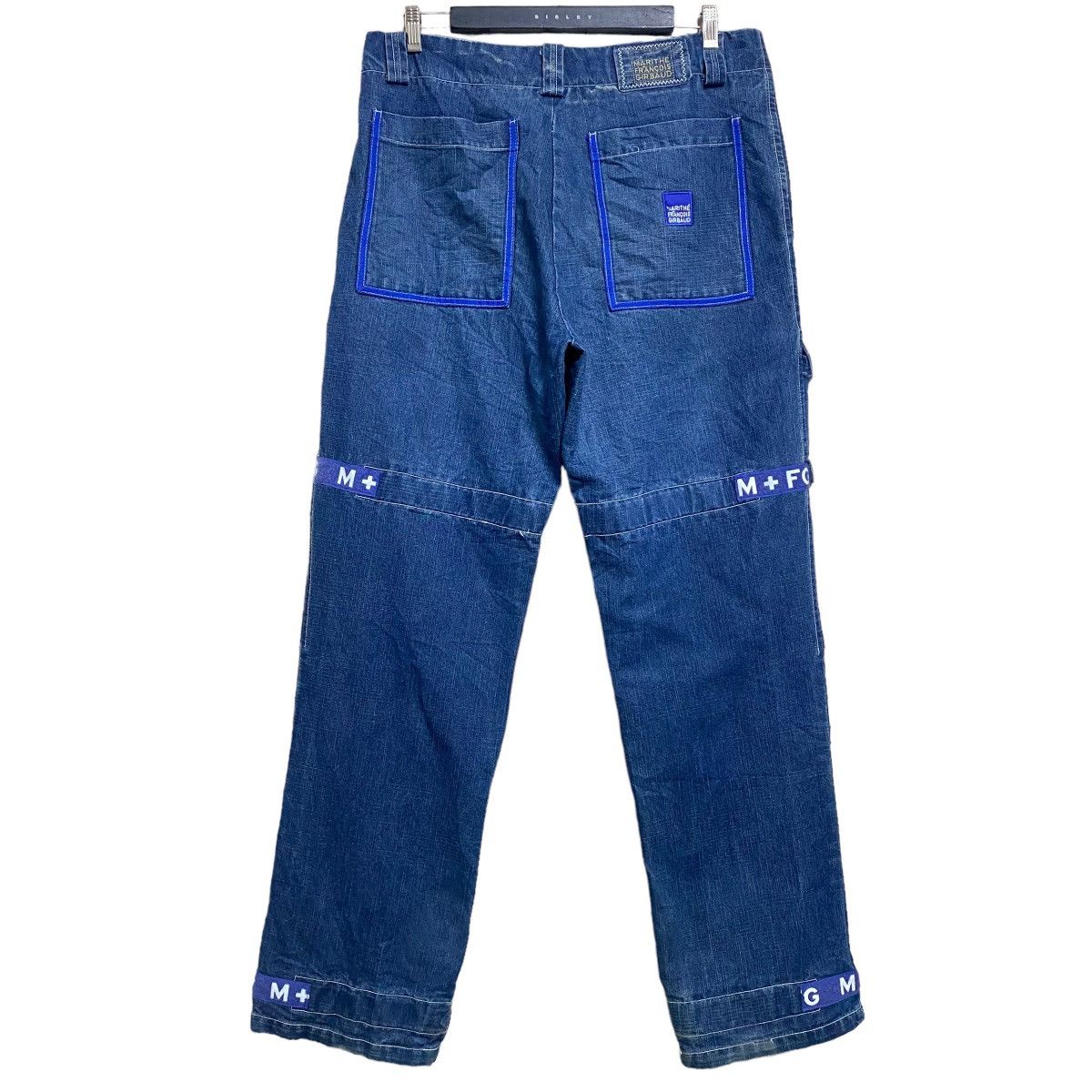 Marithe + Francois Girbaud Vintage Marithe Francois Girbaud Baggy Pants Velcro Stripe Size US 36 / EU 52 - 2 Thumbnail
